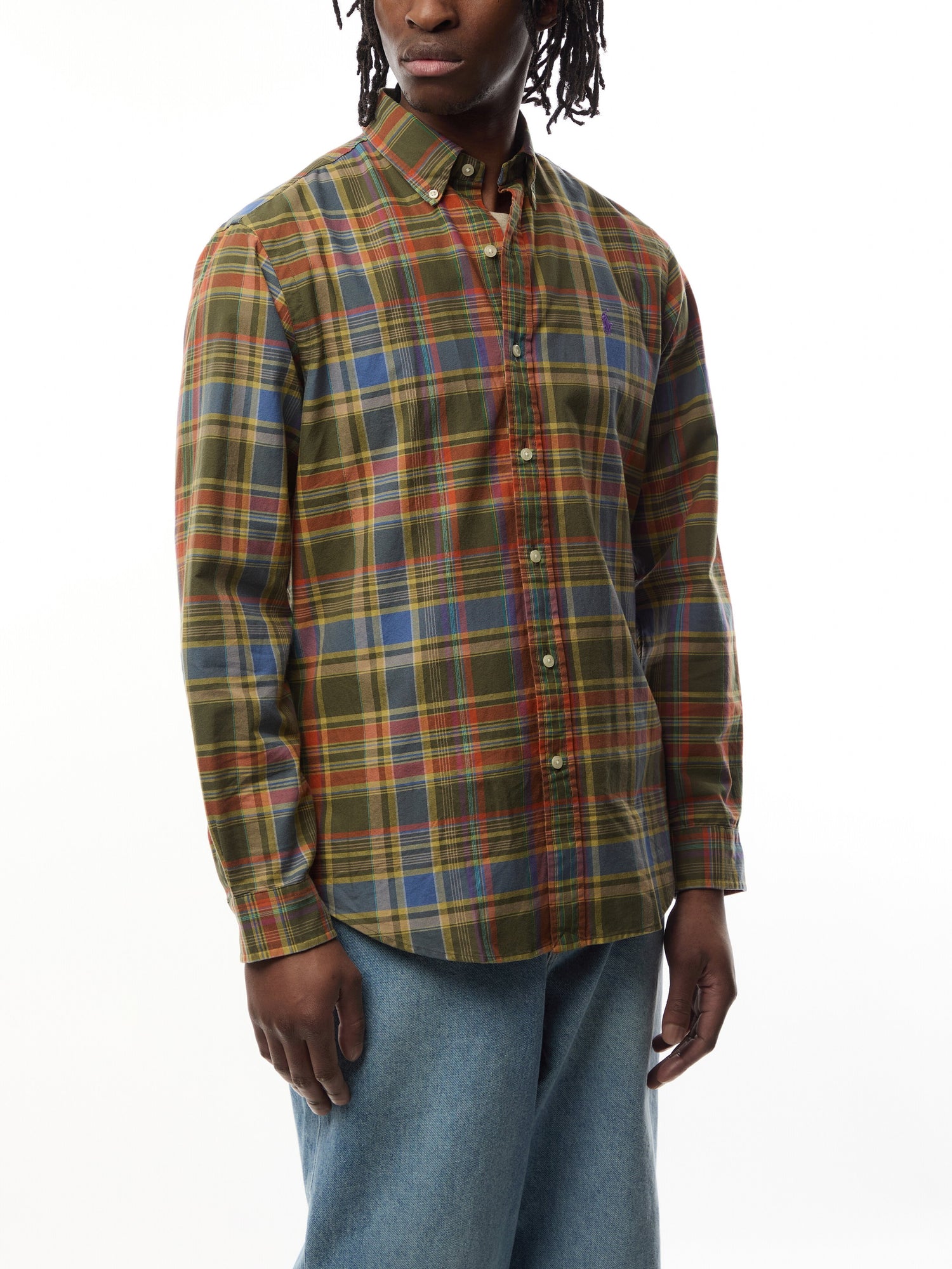 Custom Fit Oxford Check Shirt