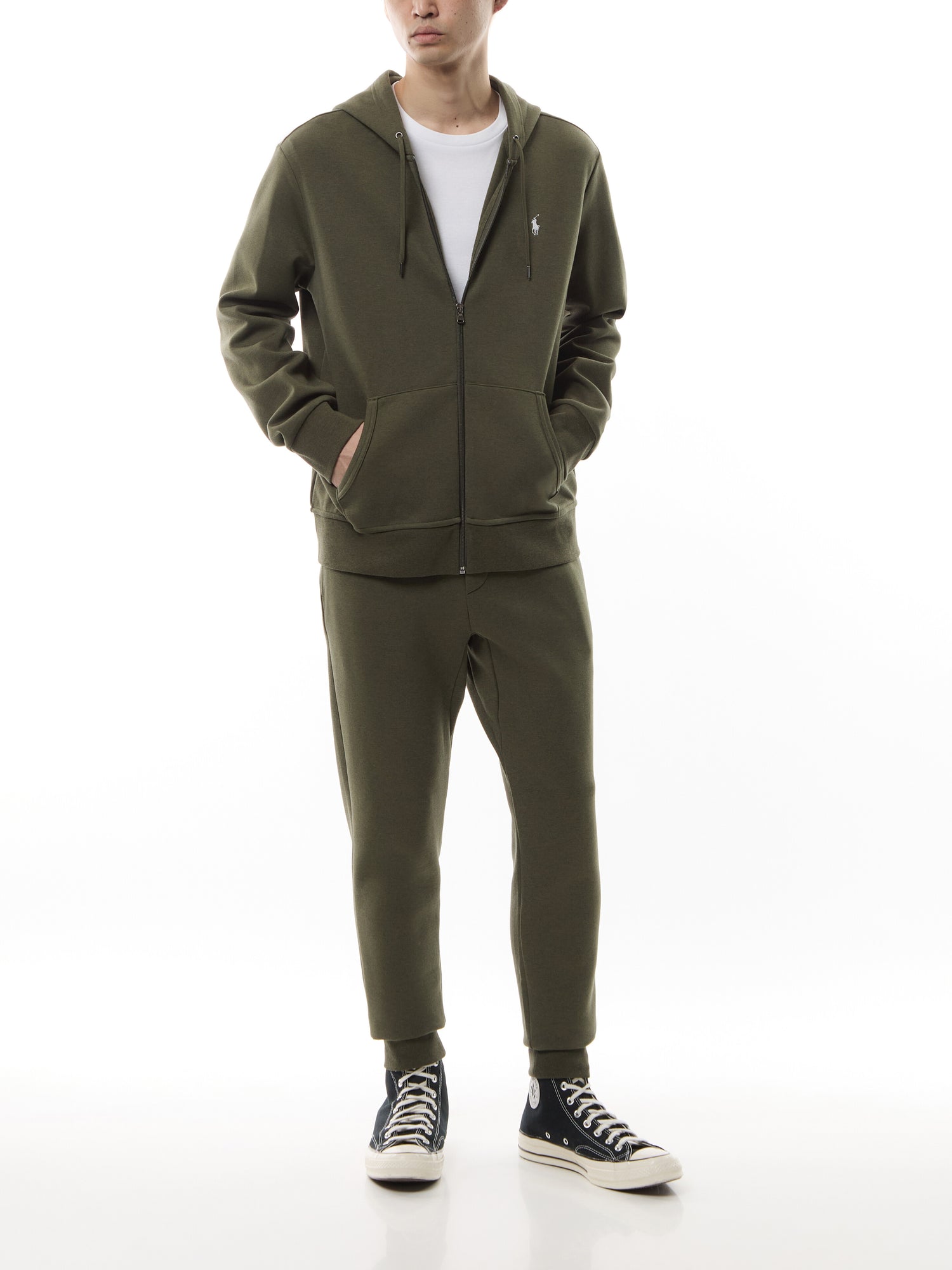 Double Knit Zip Through Hoodie