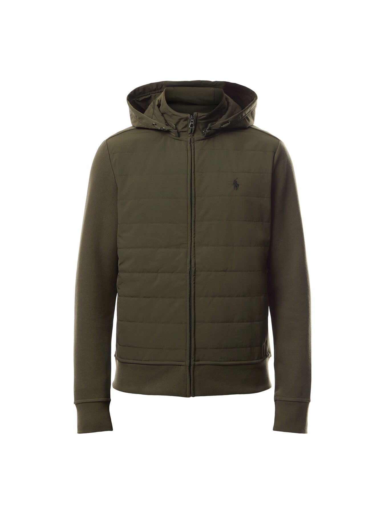 Hybrid Zip Through Hoodie