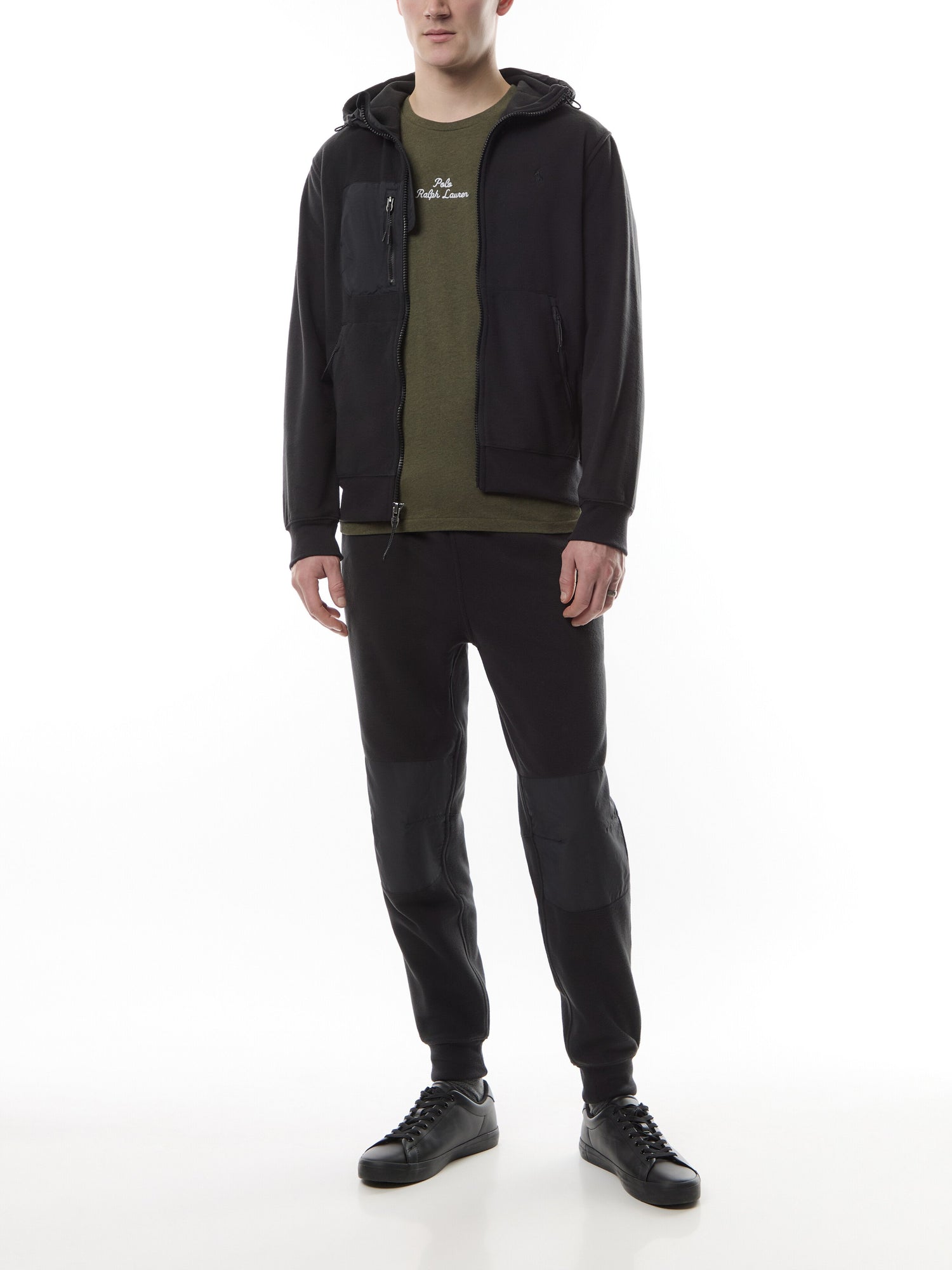 Brushed Fleece Zip Through Hoodie