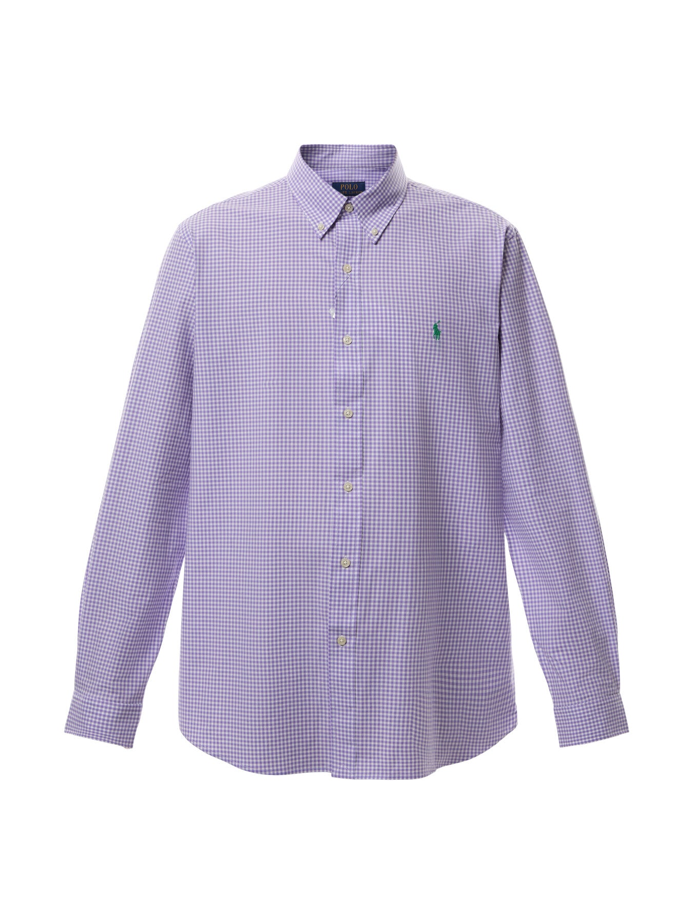 Custom Fit Gingham Stretch Poplin Shirt