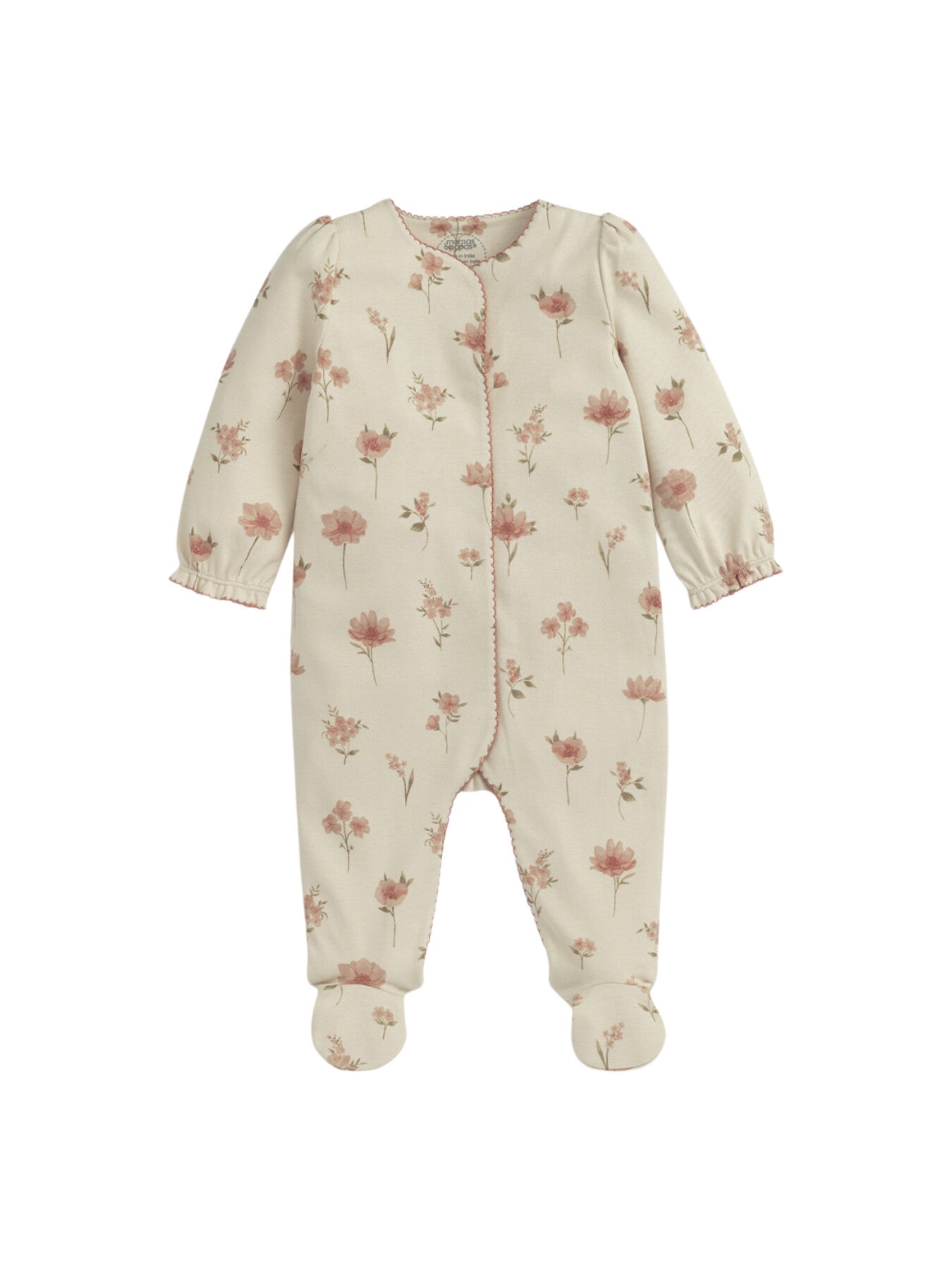 Watercolour Floral Zip All In One