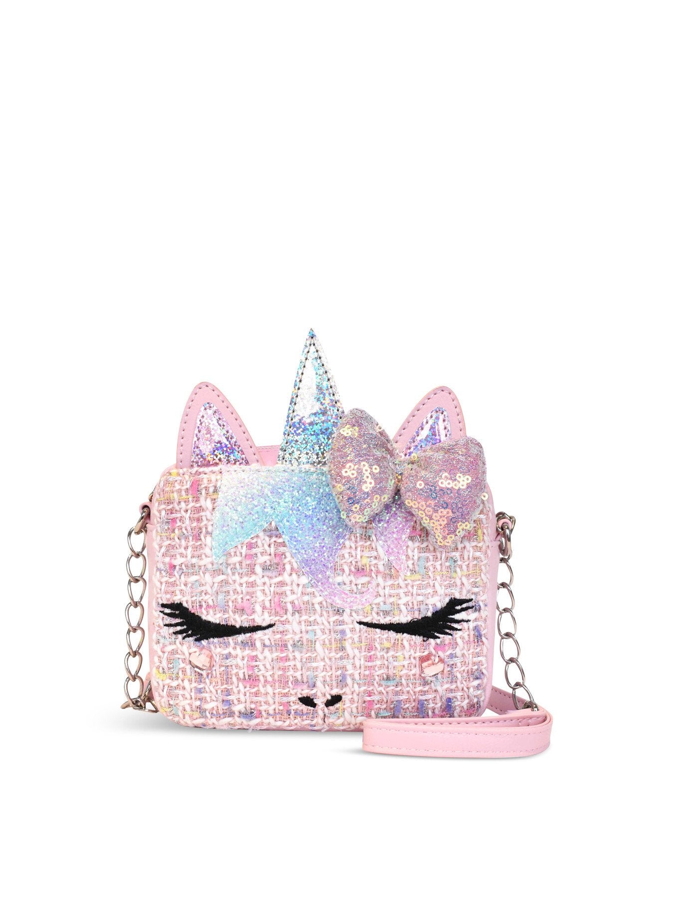 Gwen Tweed Bow Crossbody