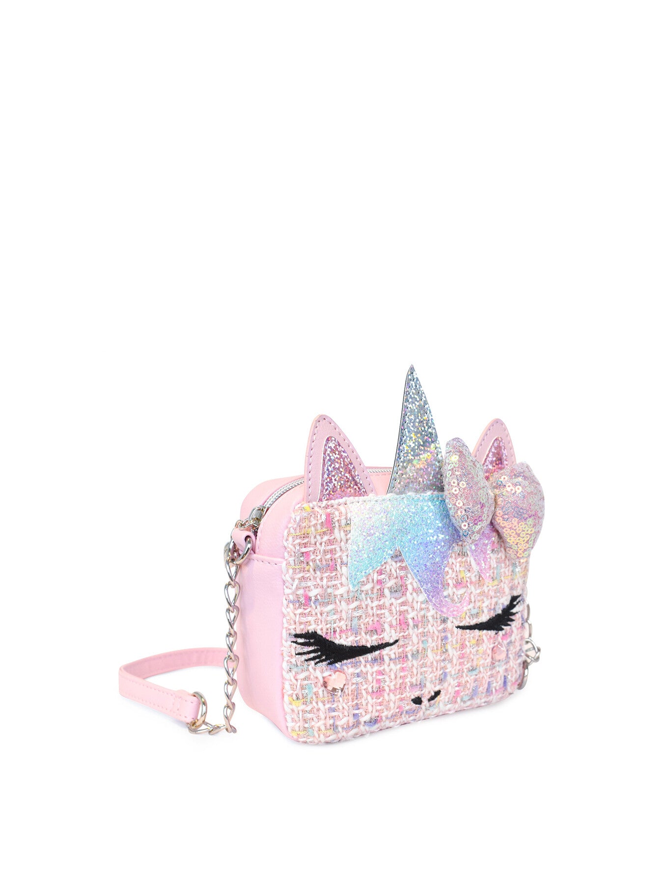 Gwen Tweed Bow Crossbody