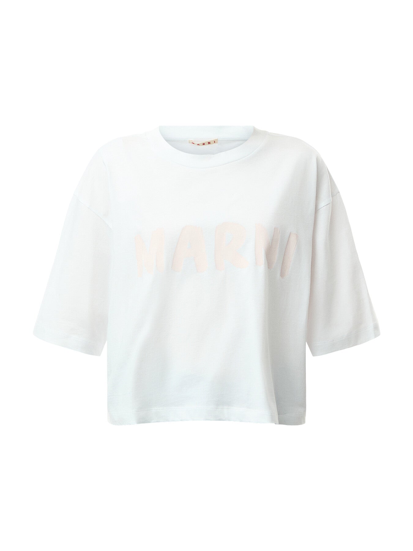Printed Cropped Logo T-Shirt