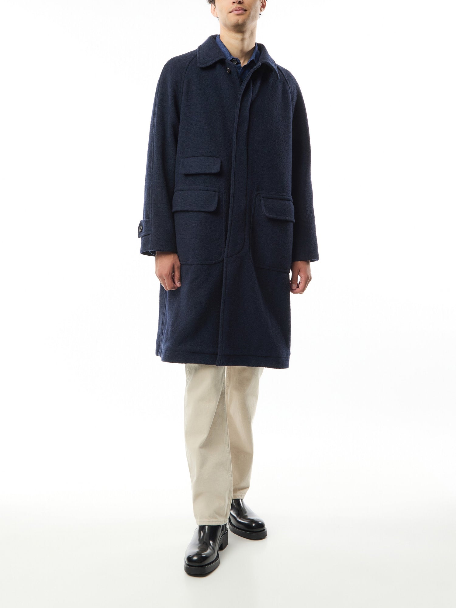 Raglan Wool Coat