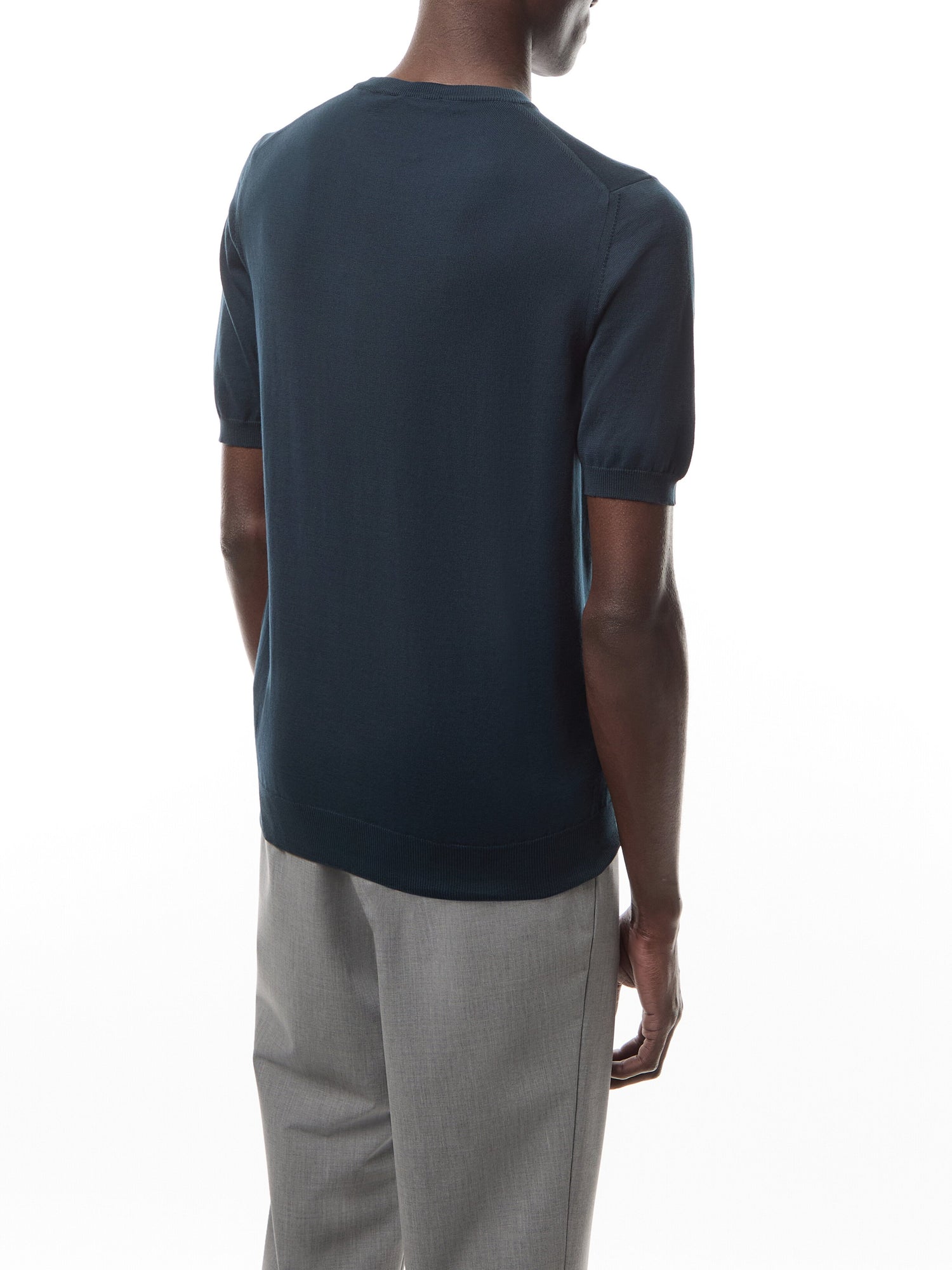 Knitted Crew Neck Tee