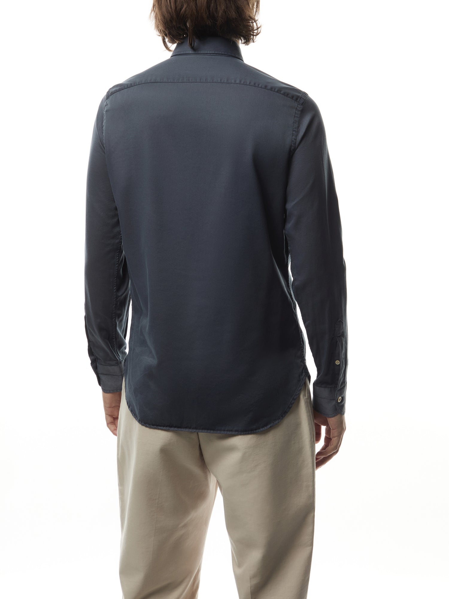 Jersey Cut Away Collar Shirt