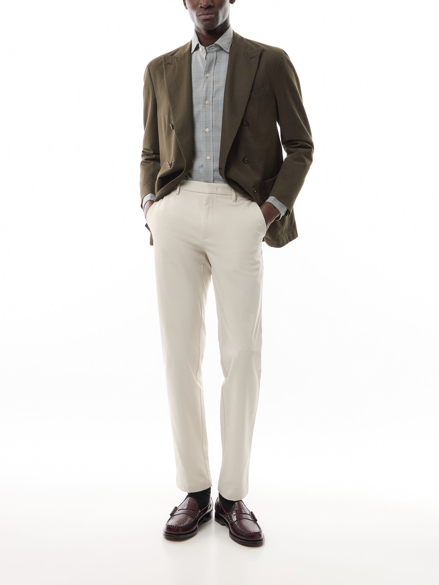 Double Breast Patch Pocket Jacket