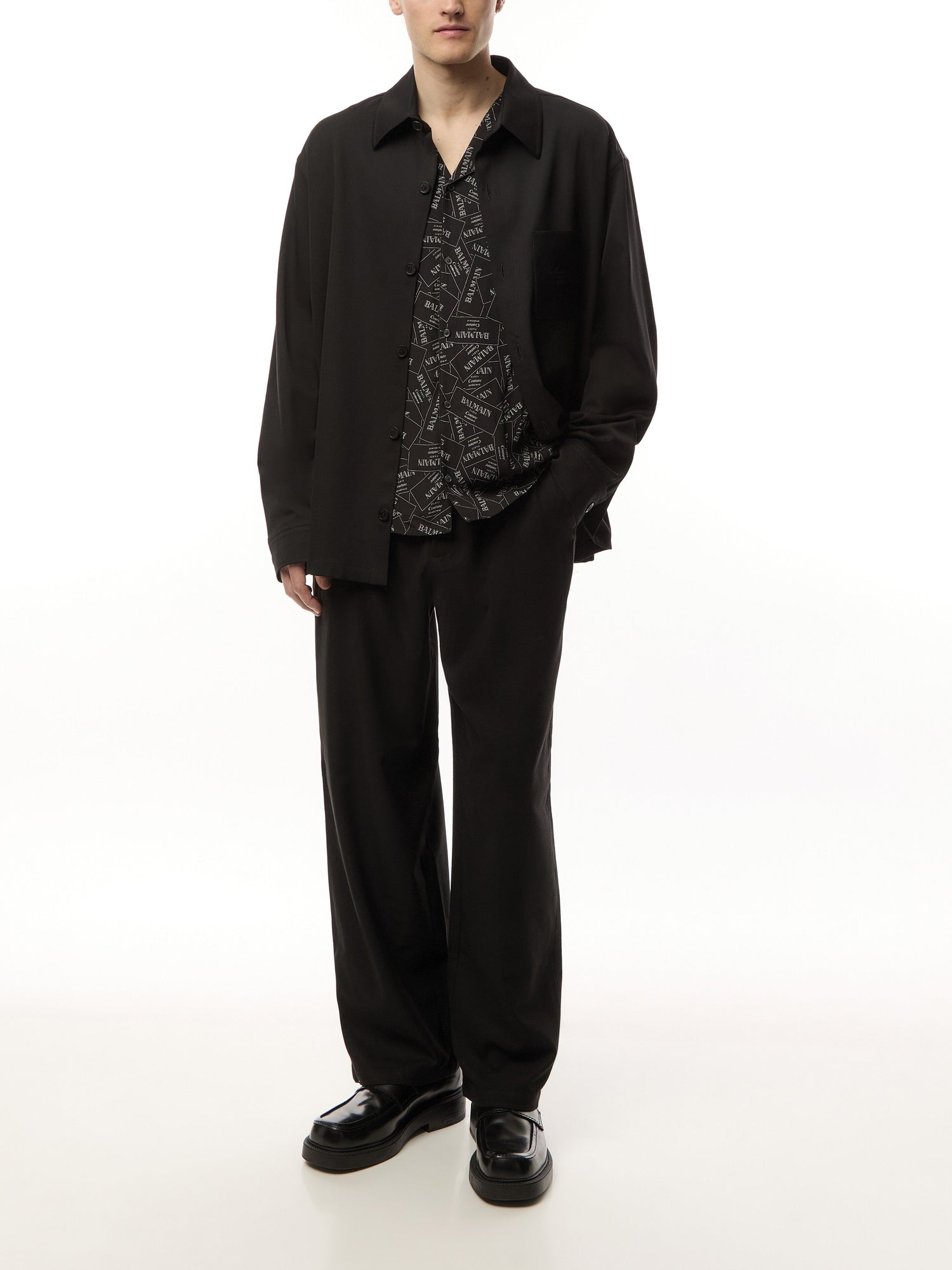 All Over Label Short Sleeve Pyjama Shirt