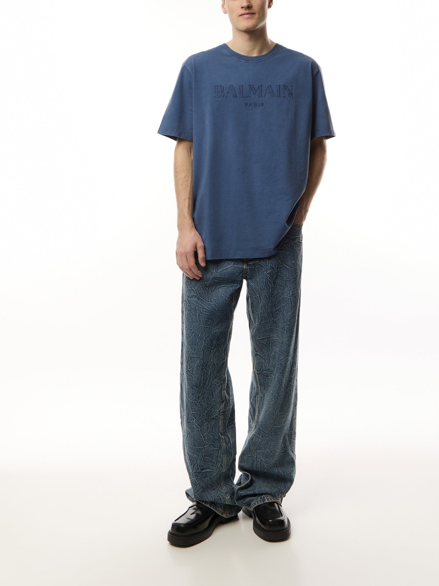 Vintage Logo Embroidery Short Sleeve T Shirt