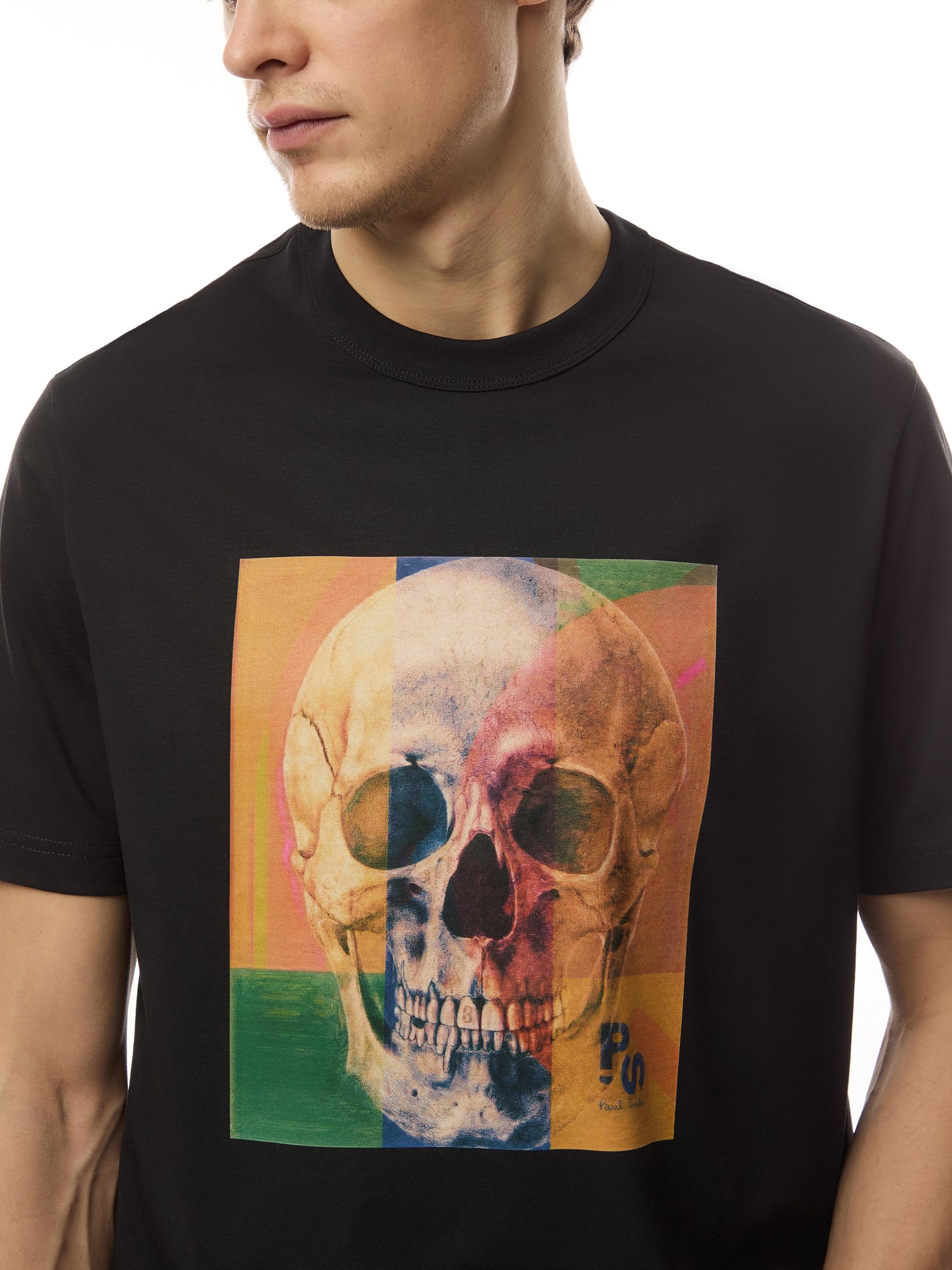 Skull Square Crew Neck T-Shirt