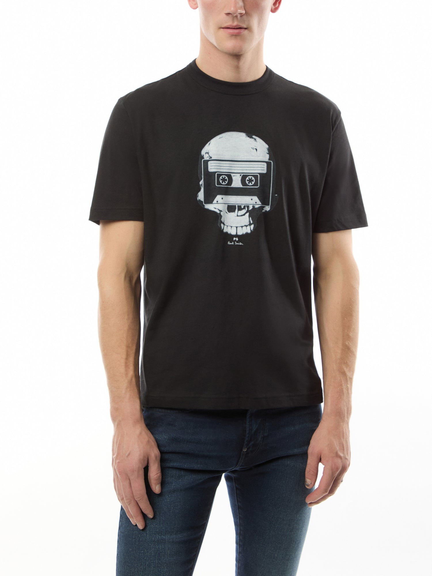 Skull Tape Print T-Shirt