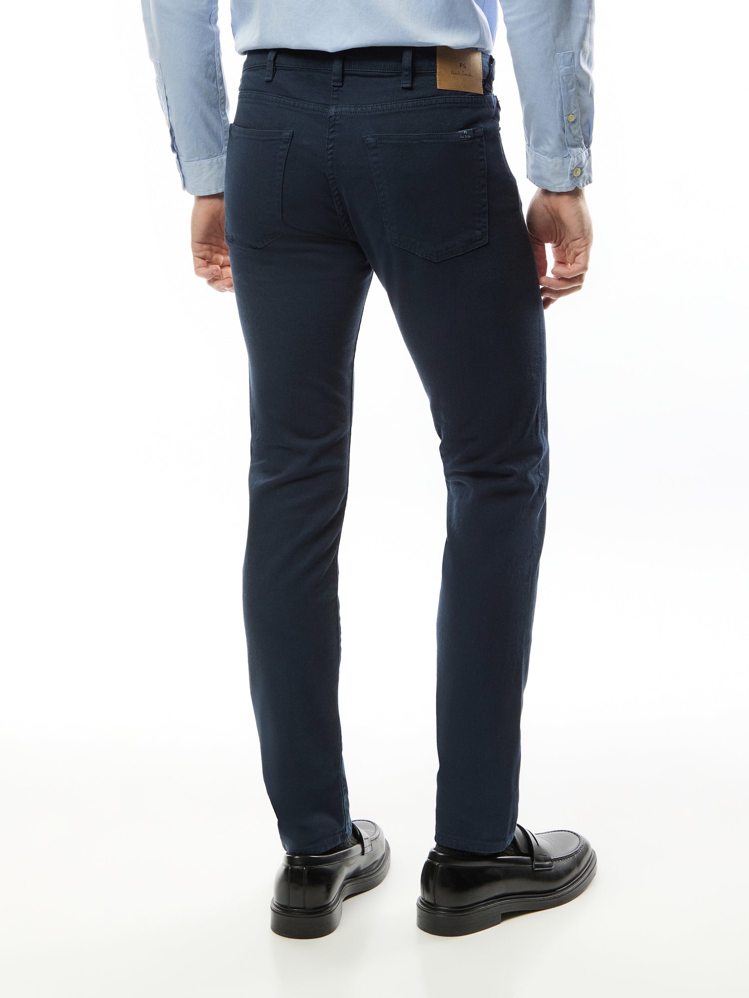 Tapered Fit Coloured 'Crosshatch Stretch' Jeans