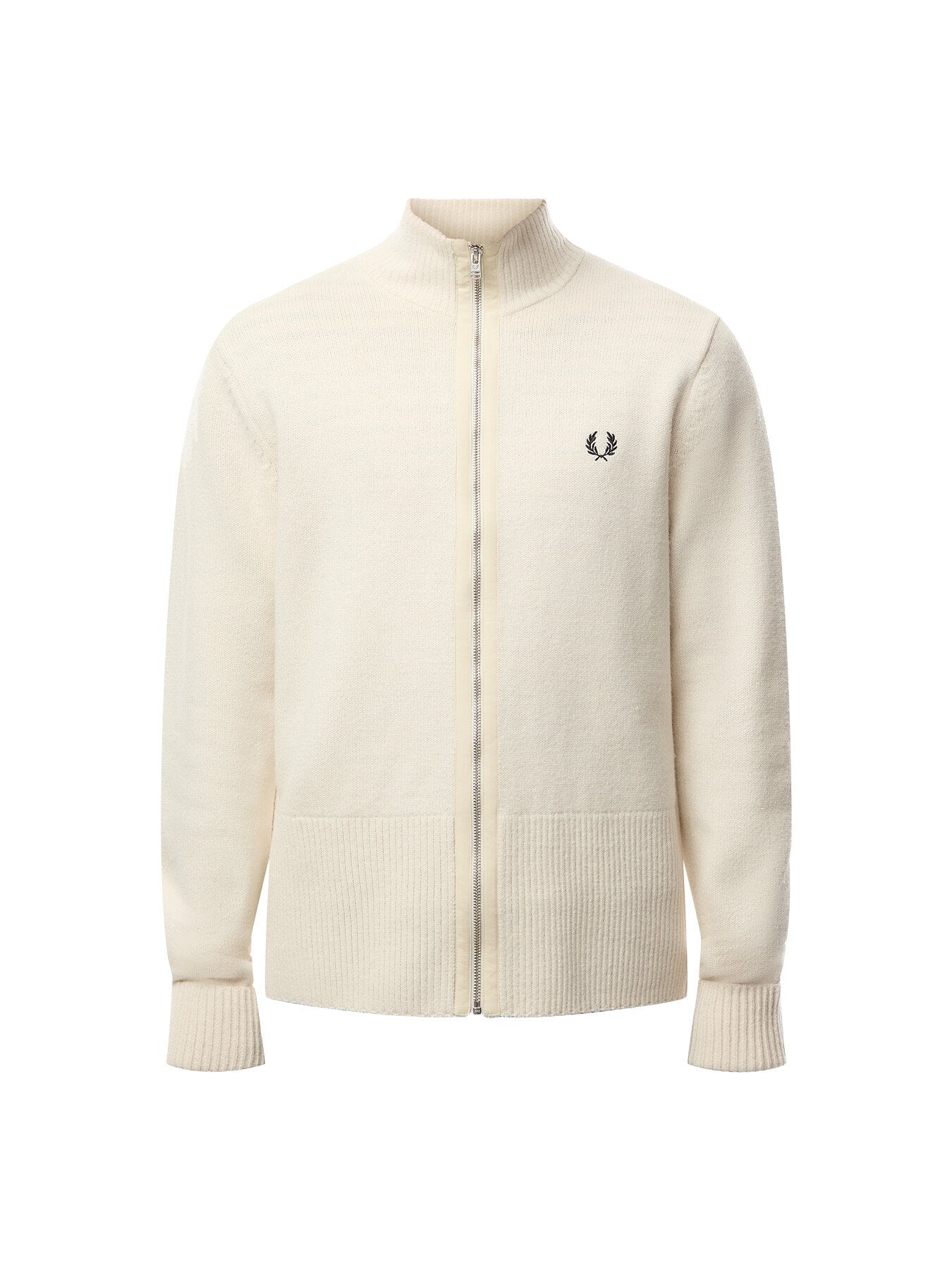 Chunky Rib Zip Through Cardigan