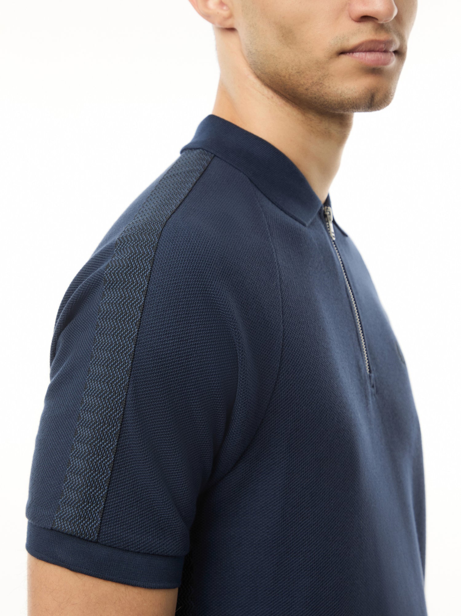 Honeycomb Taped Polo Shirt