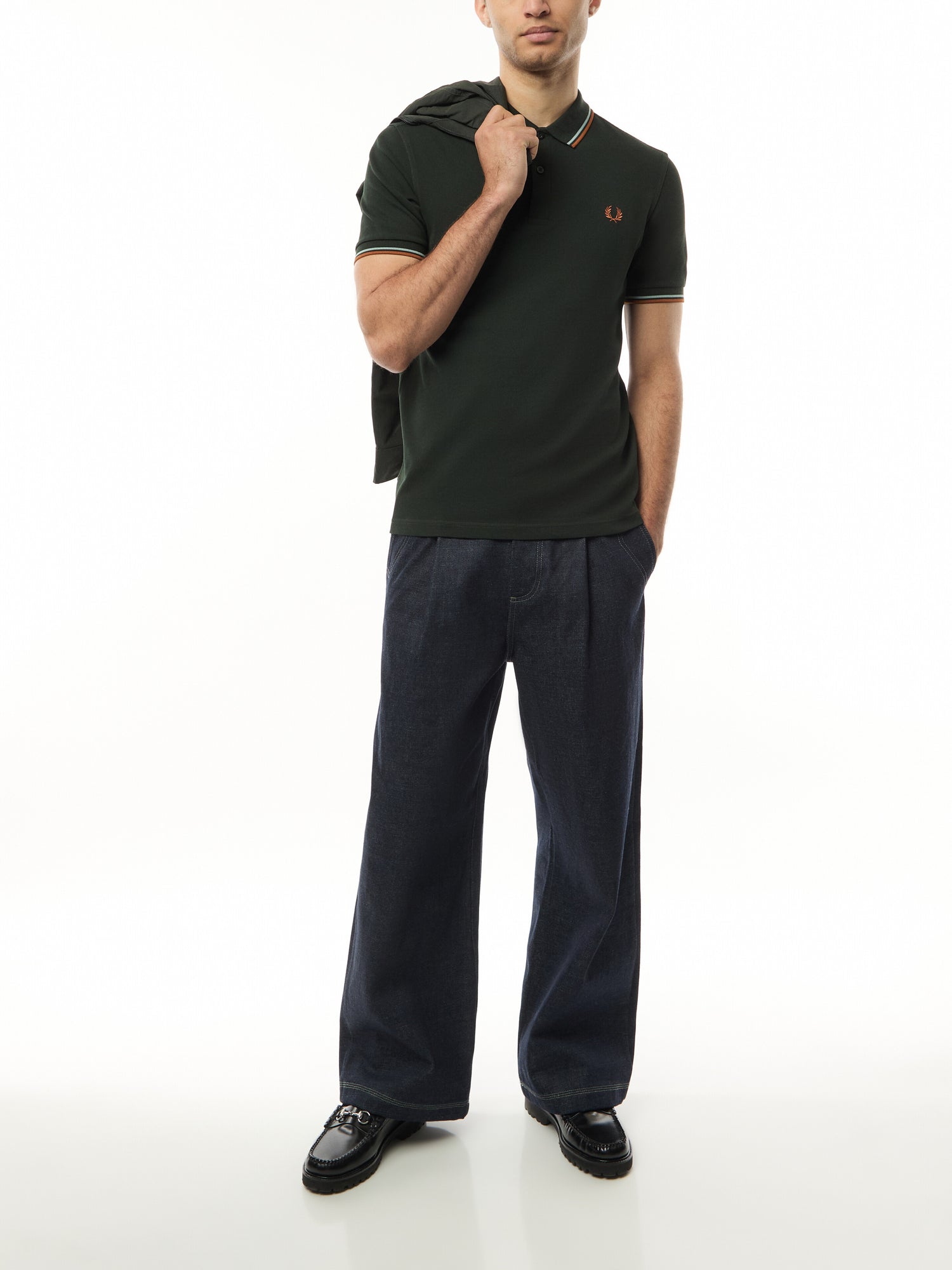 Textured Zip Through Overshirt