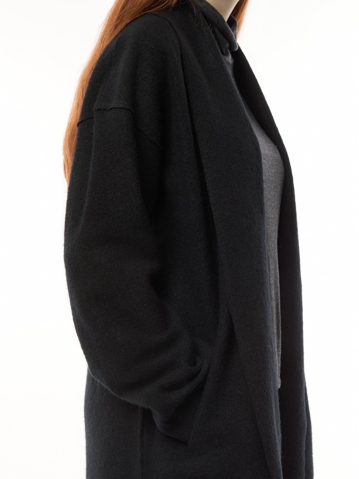High Collar Regenerative Wool Coat