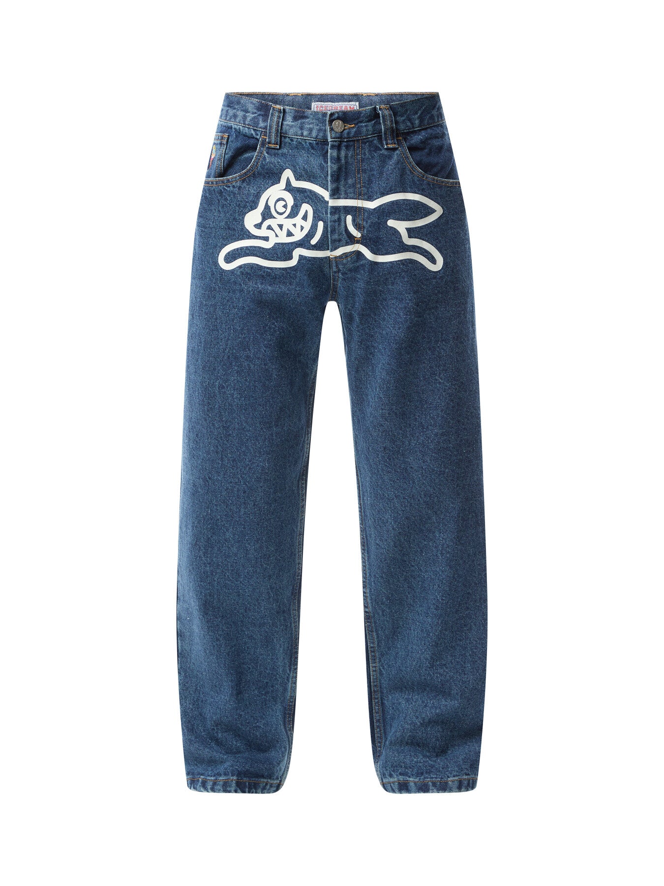 Running Dog Double Scoop Denim Pant