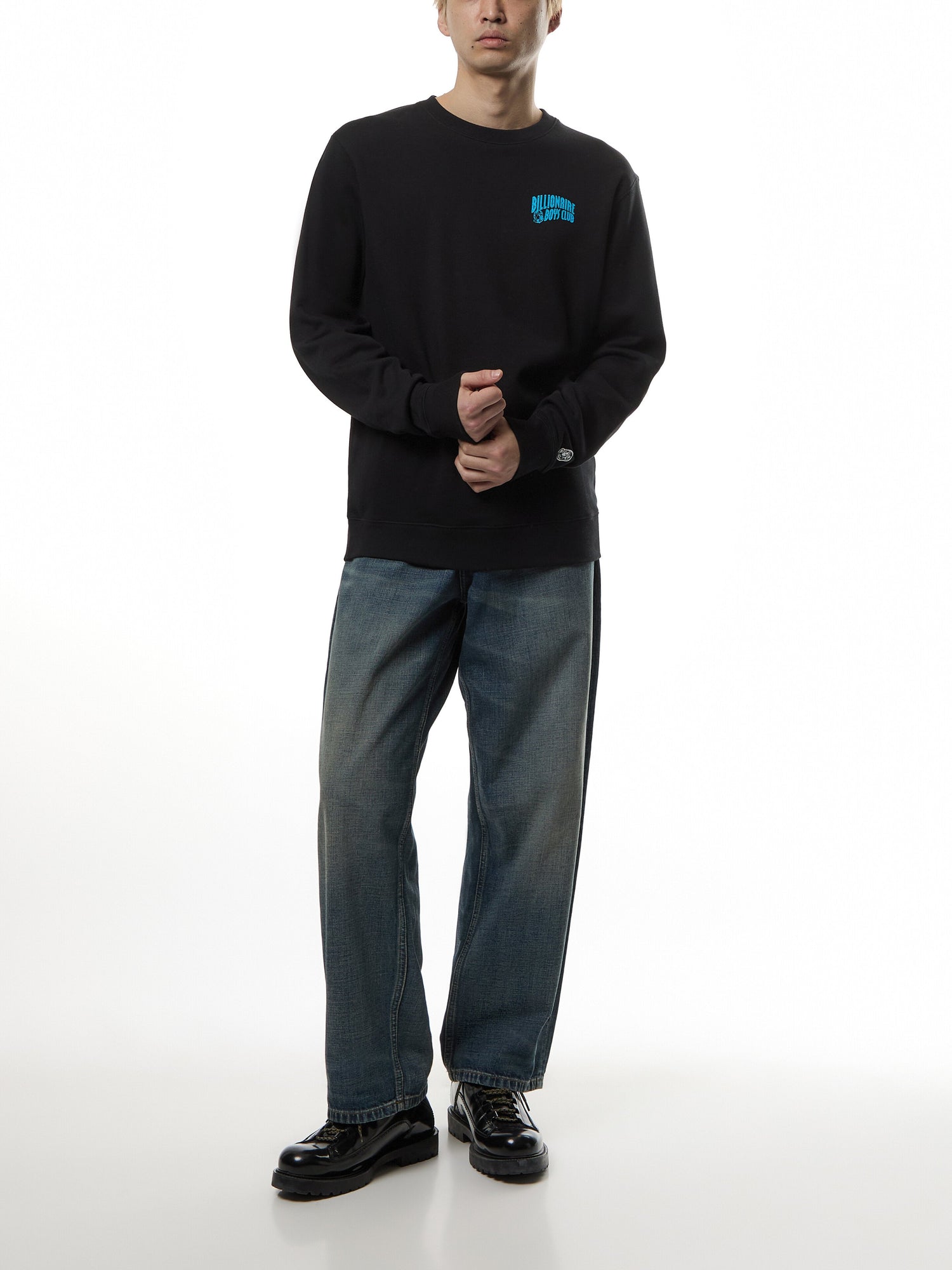 Small Arch Logo Highlight Crewneck Sweatshirt