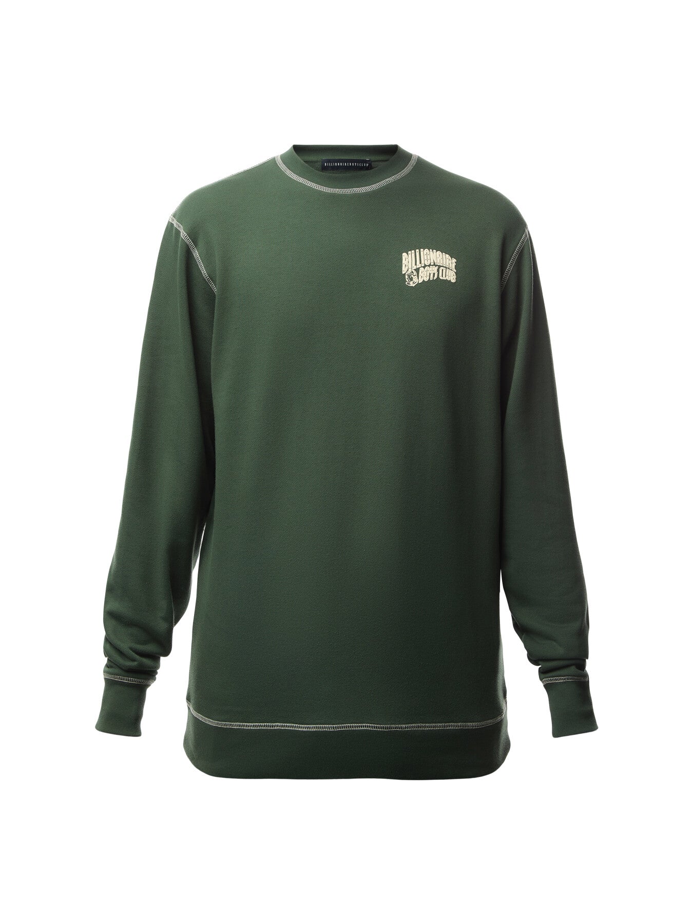 Puff Small Arch Logo Contrast Stitch Crewneck Sweatshirt