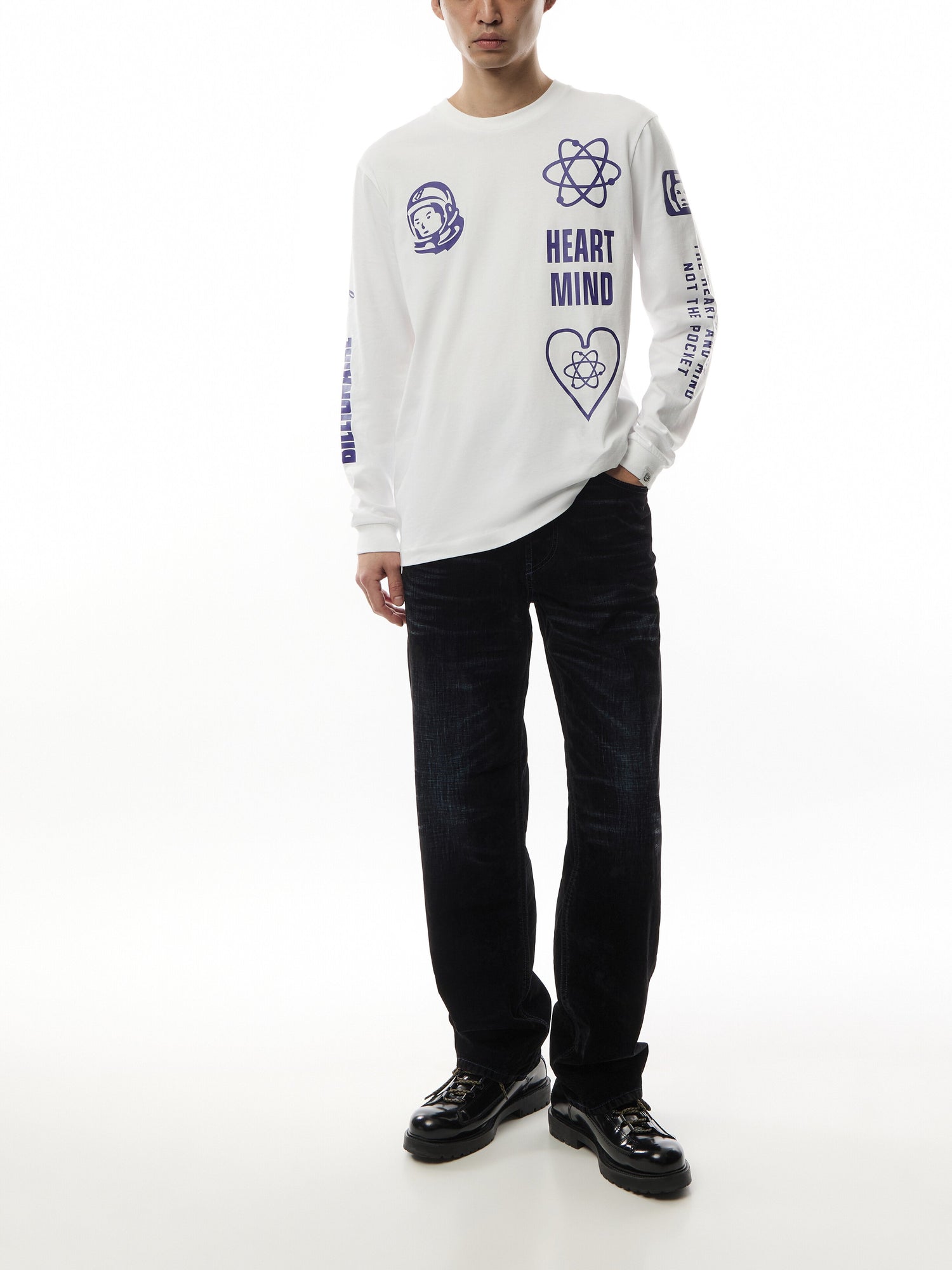 Multi Print Long Sleeve T-Shirt