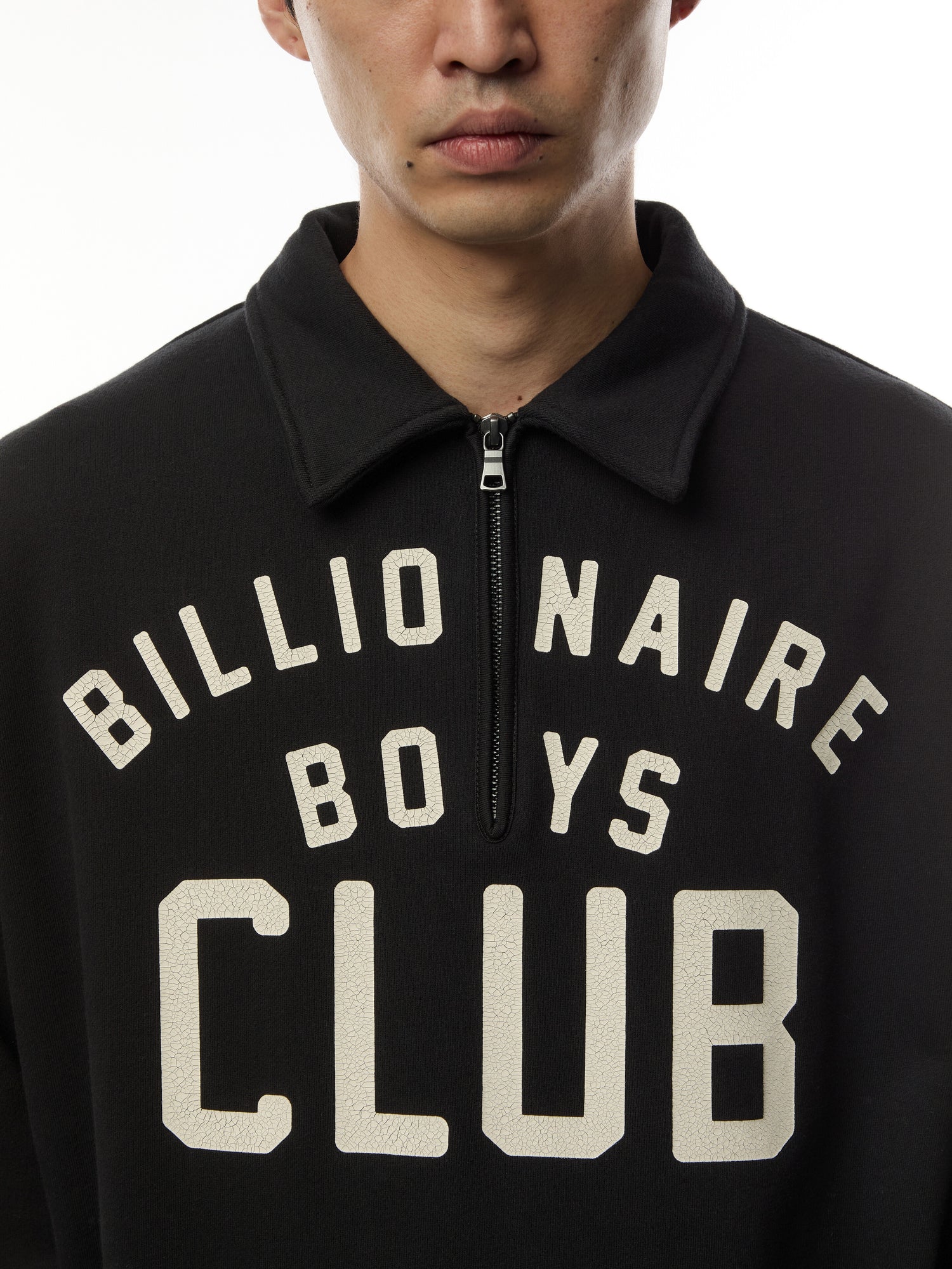 Collared Quarter Zip Sweatshirt