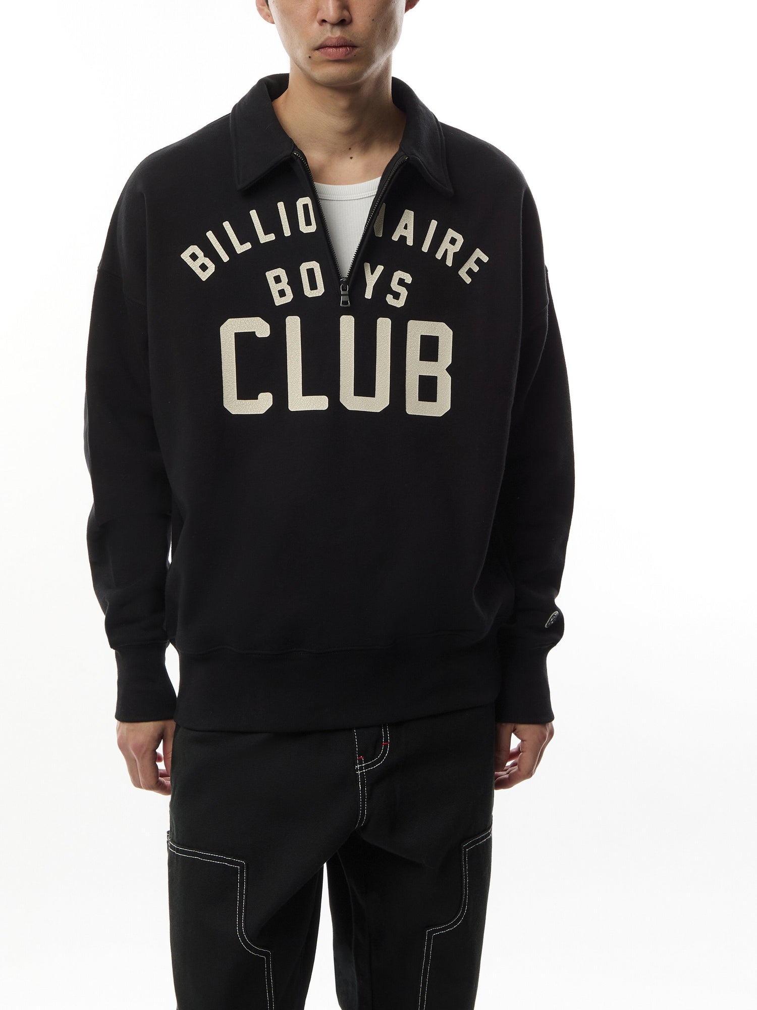 Collared Quarter Zip Sweatshirt