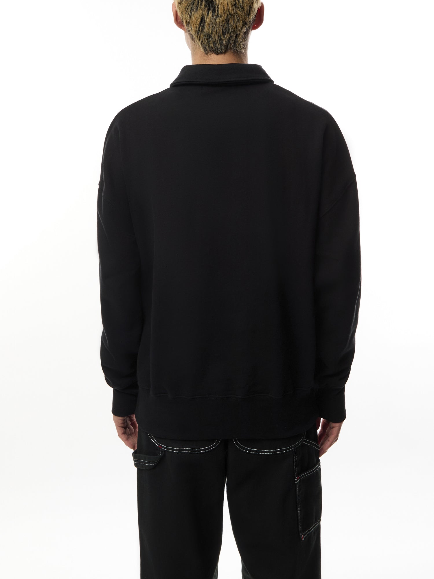 Collared Quarter Zip Sweatshirt