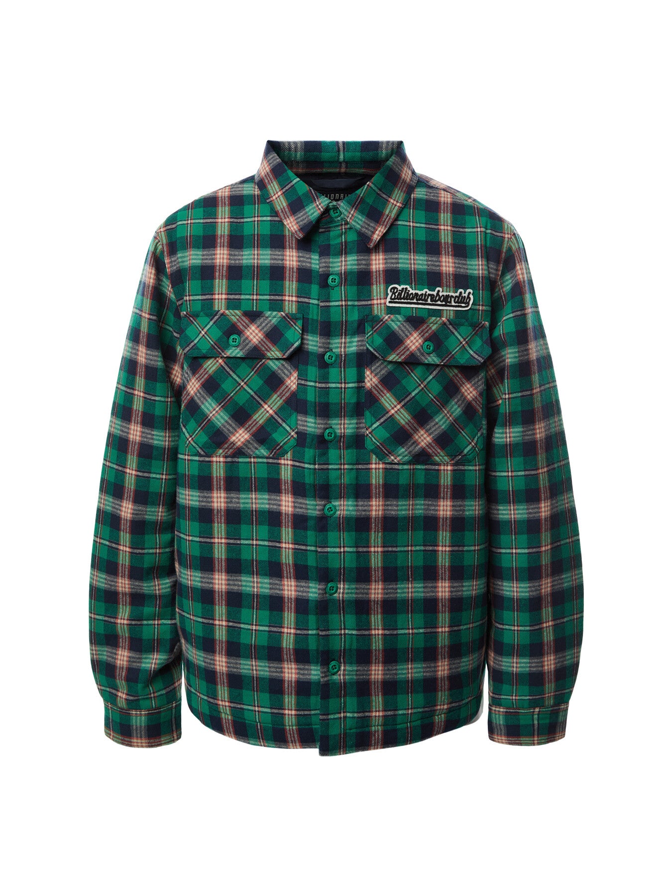 Padded Check Overshirt