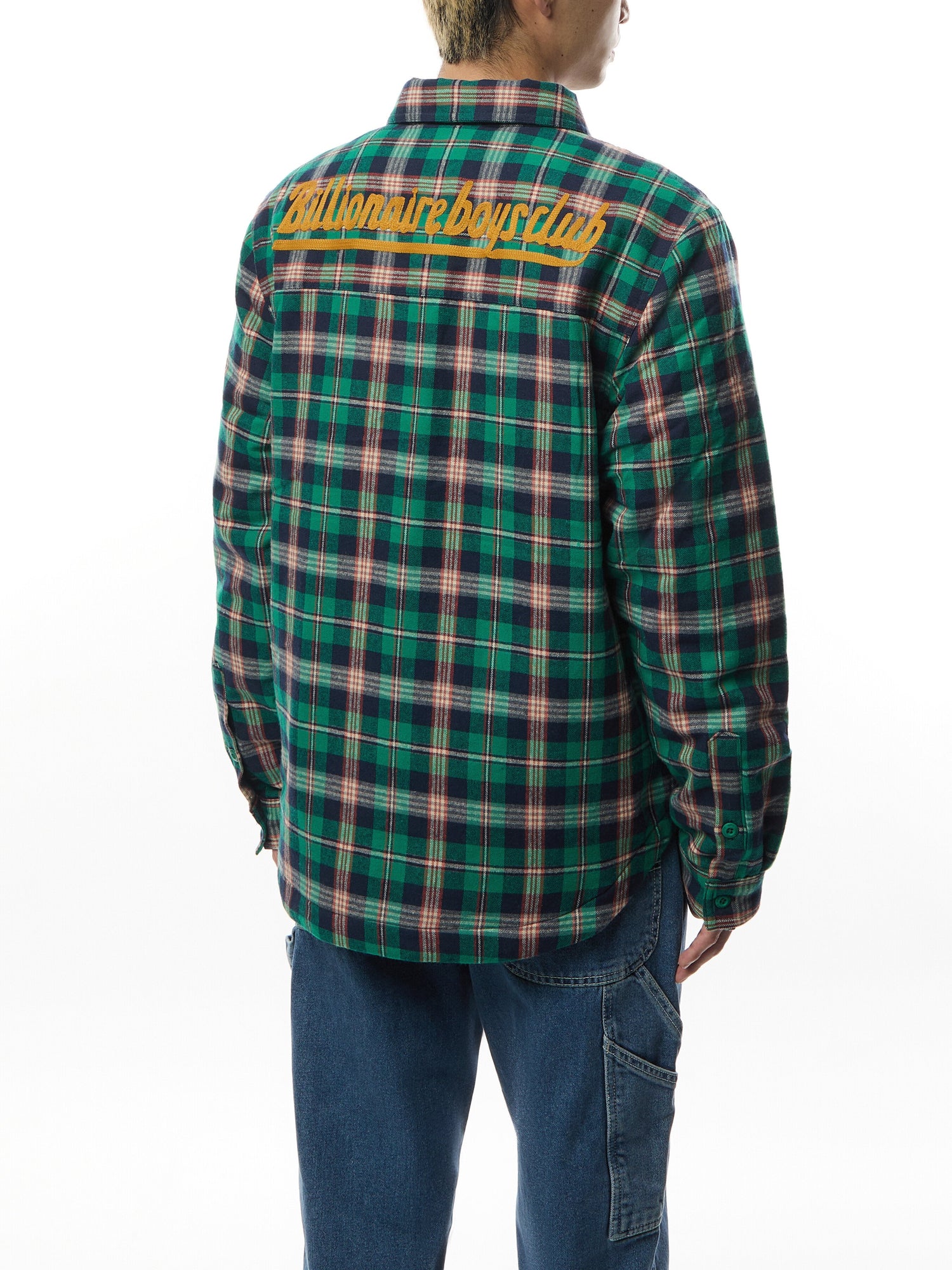 Padded Check Overshirt