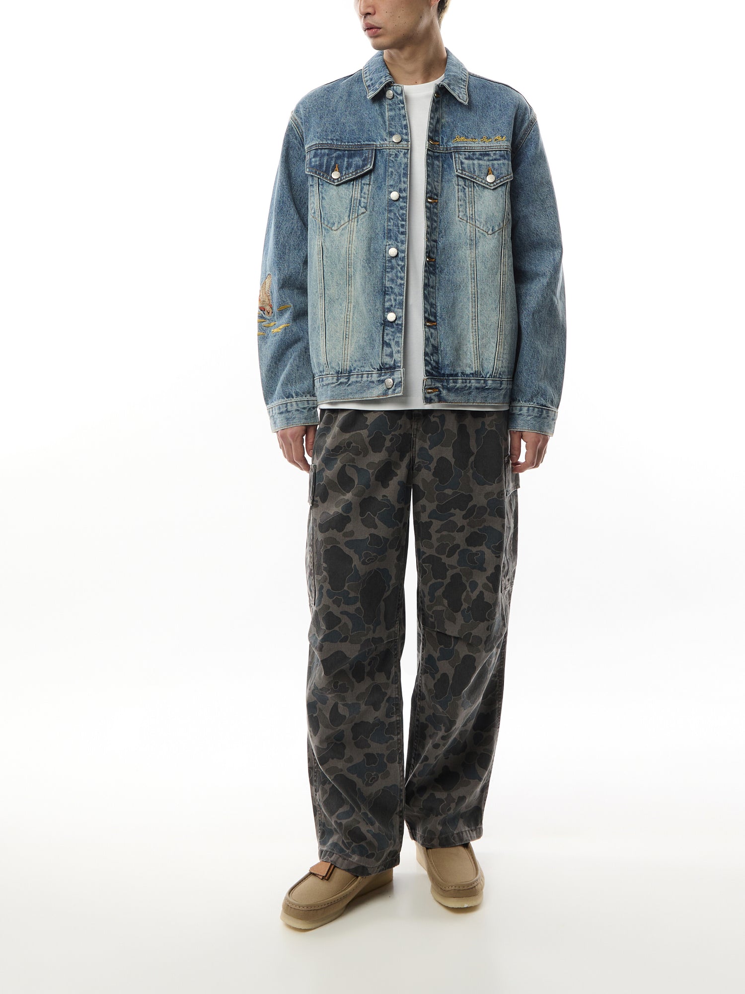 Duck Embroidered Denim Jacket
