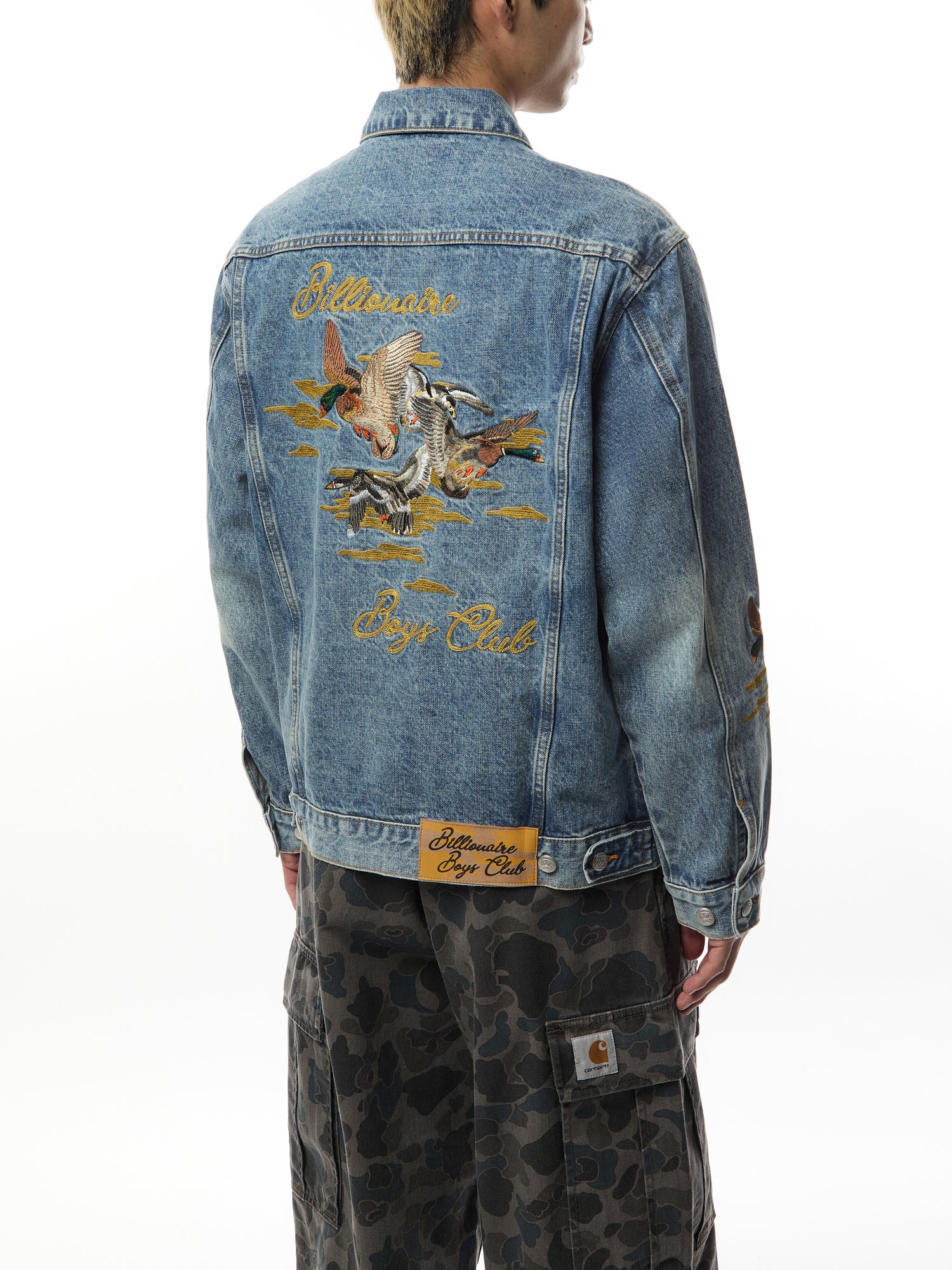 Duck Embroidered Denim Jacket