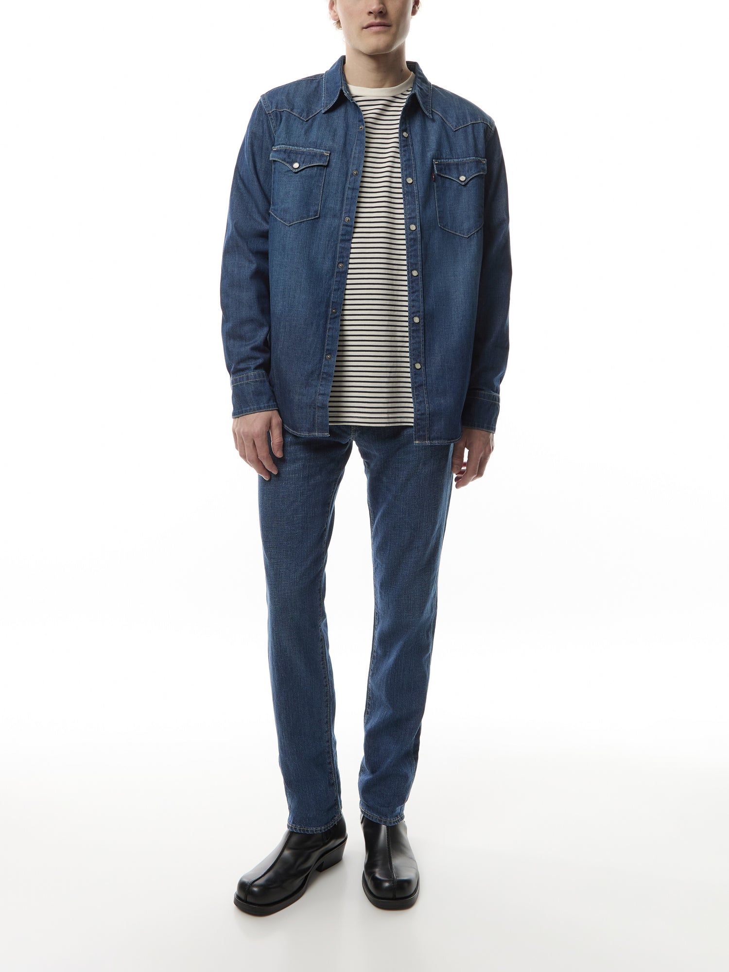 Barstow Western Standard Dark Indigo Shirt