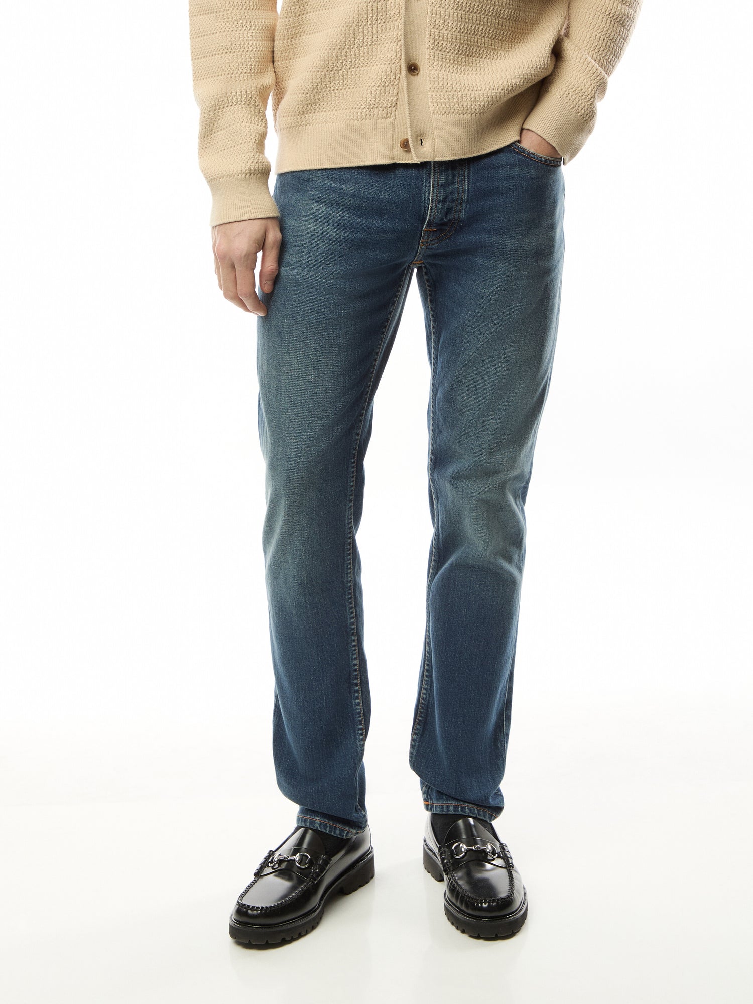 Solid Ollie Slim Fit Jeans