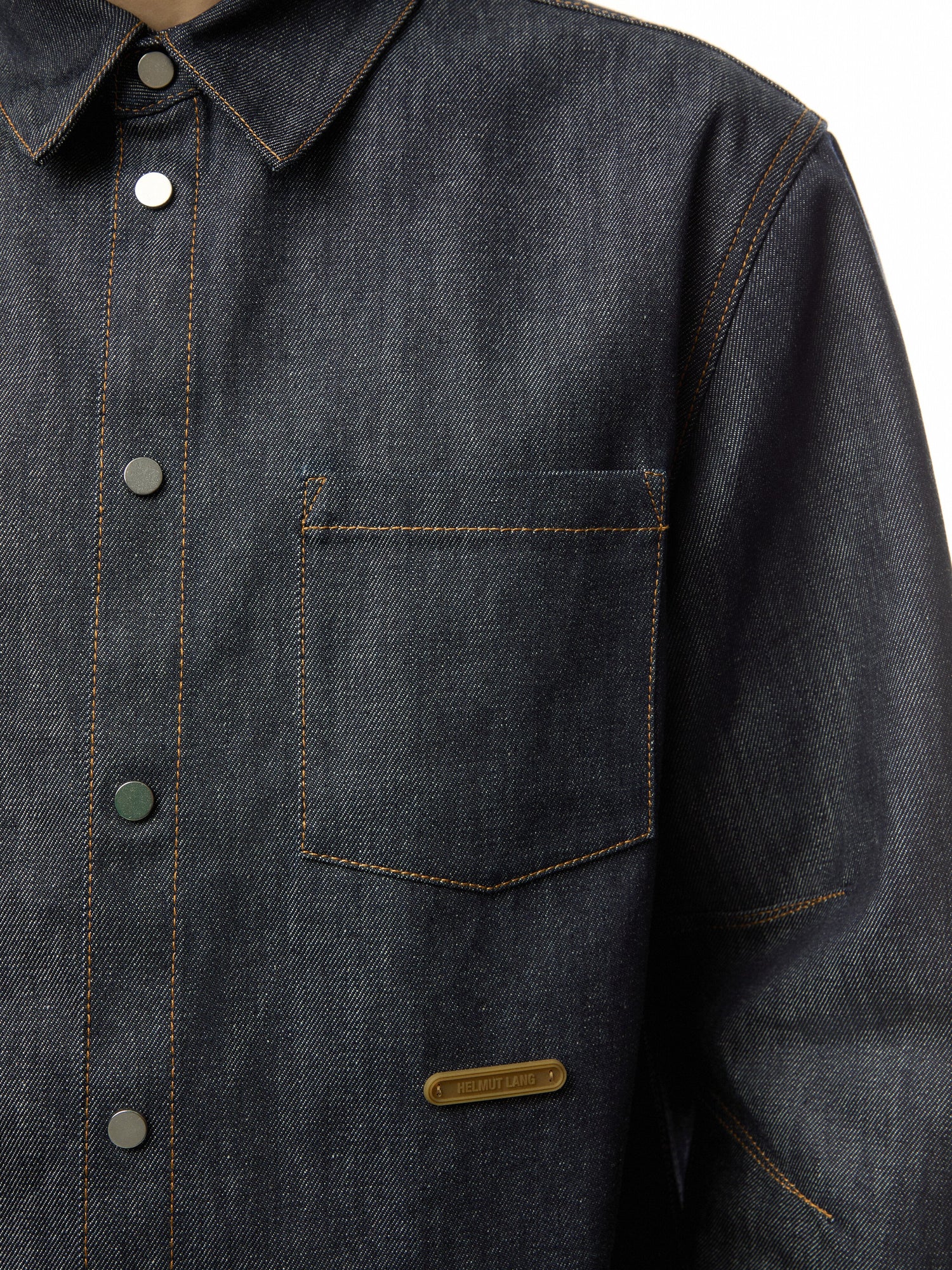 Curved Classic Denim Shirt