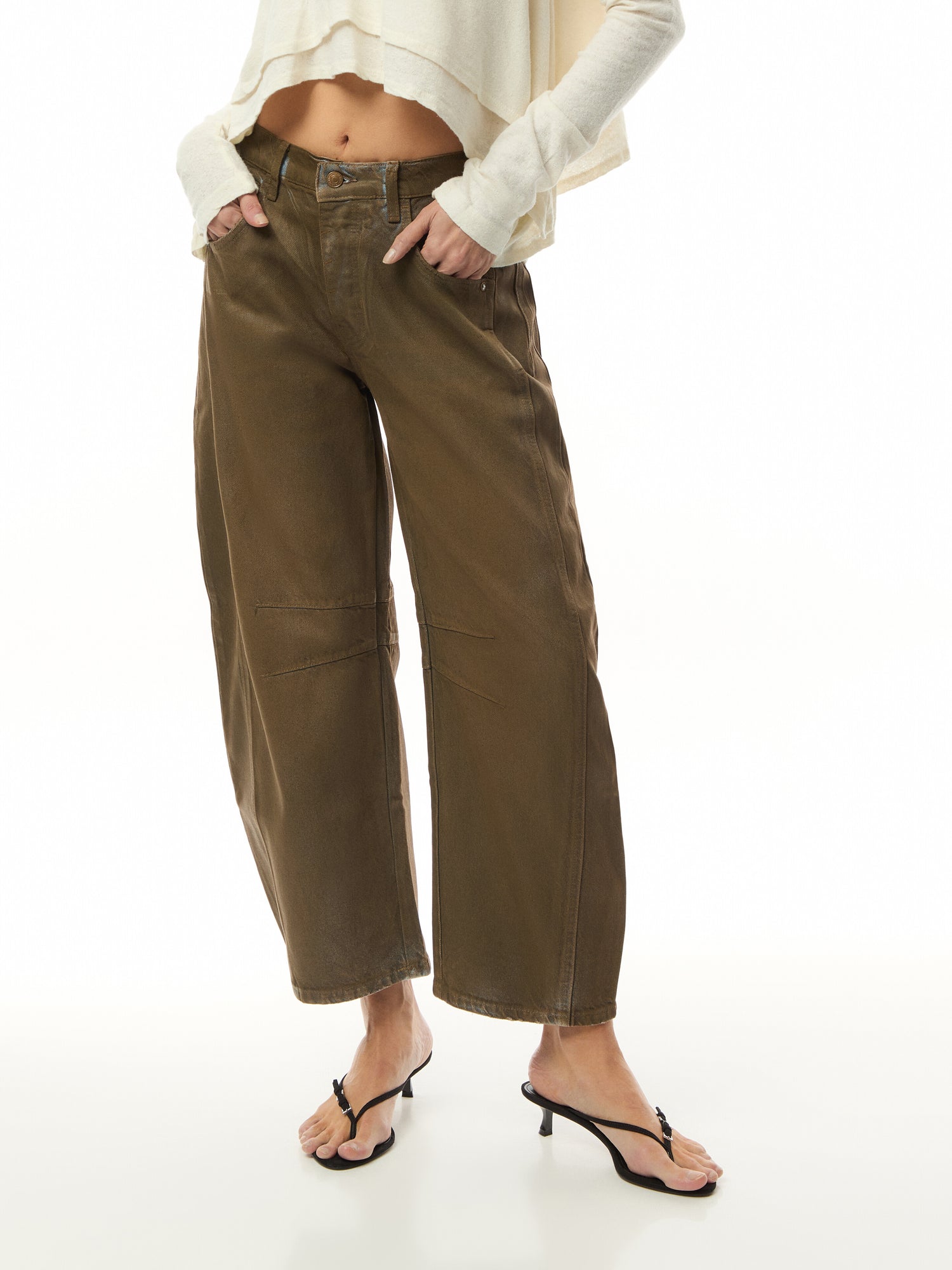 Good Luck Coated Jeans