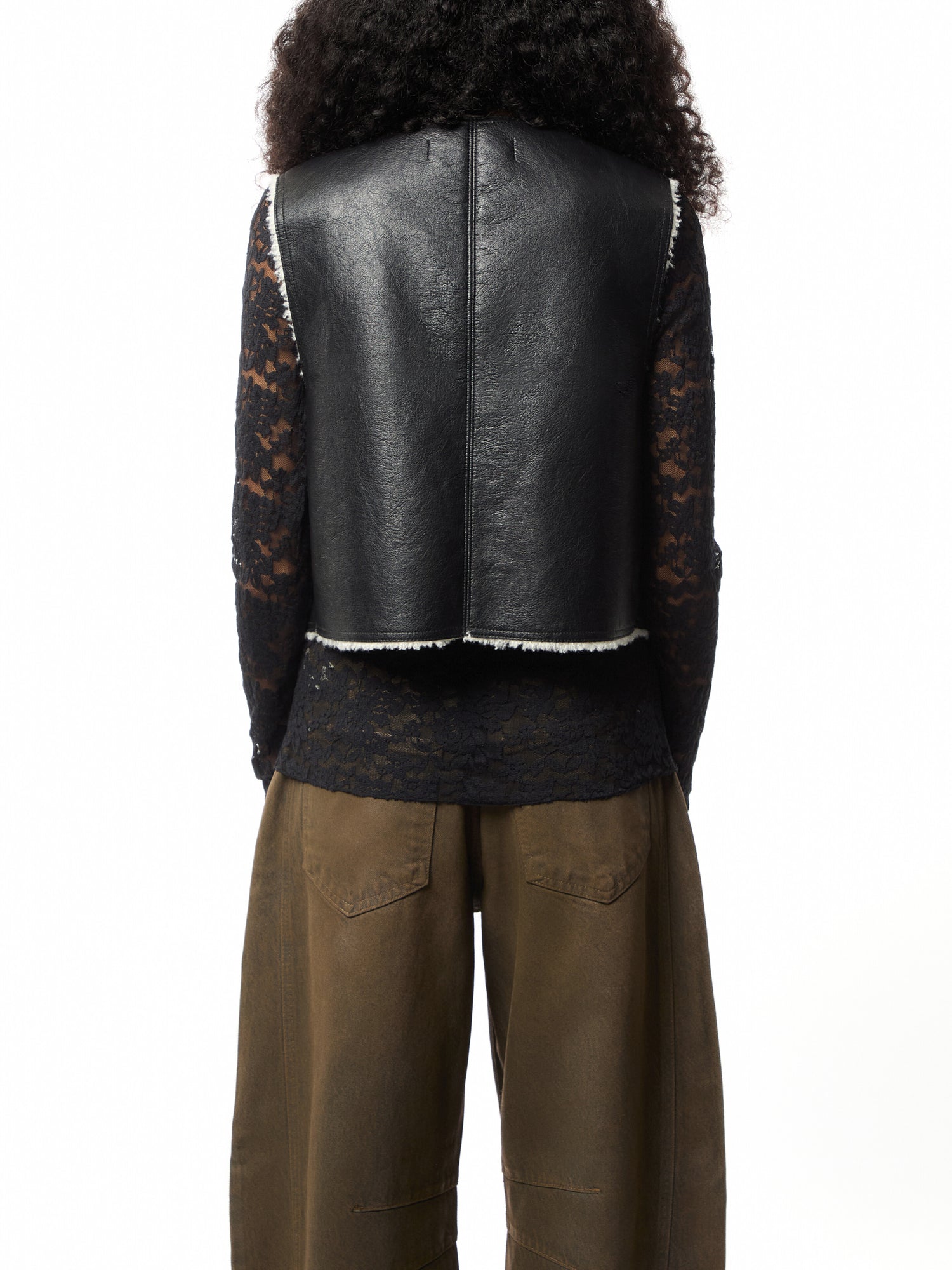 Travelers Leather Vest Top