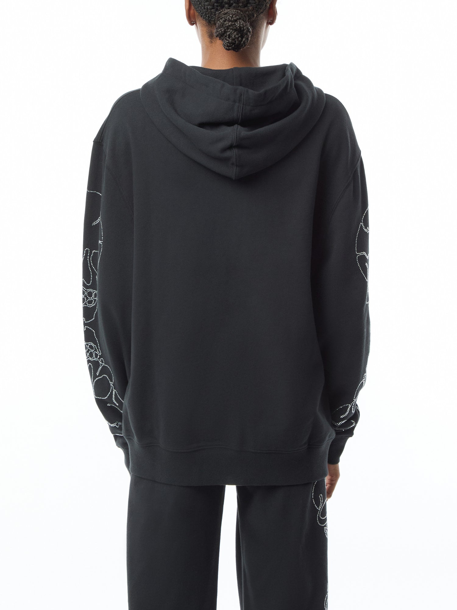 Crystal Skull Relaxed Zip Thru Hoodie
