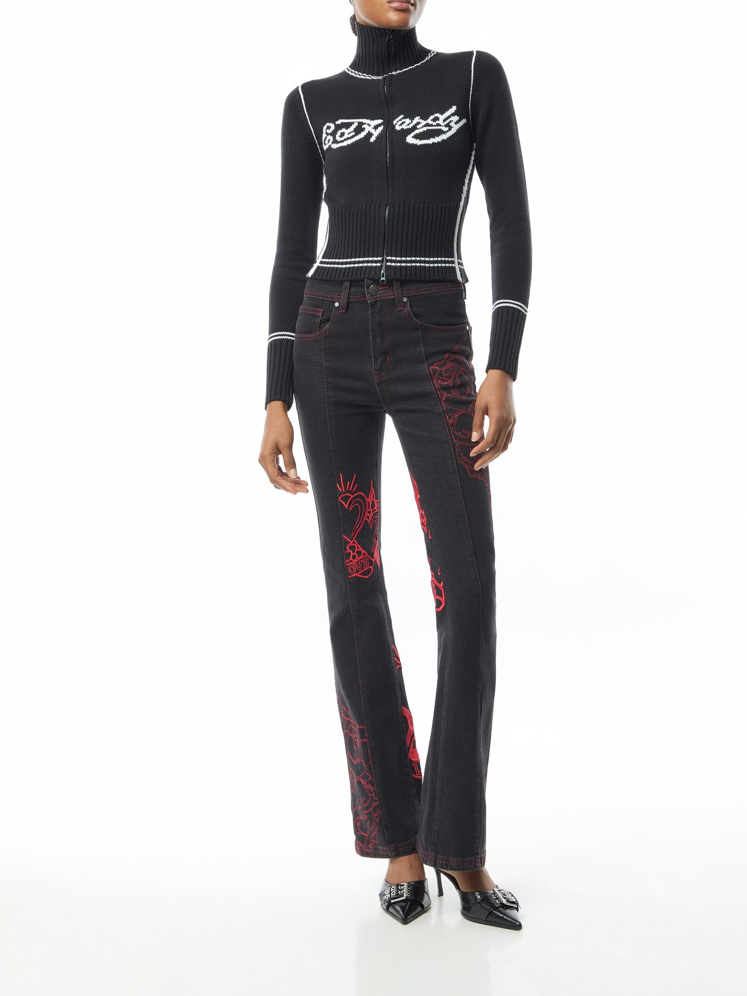 Life Before Knitted Zip Thru Jacket