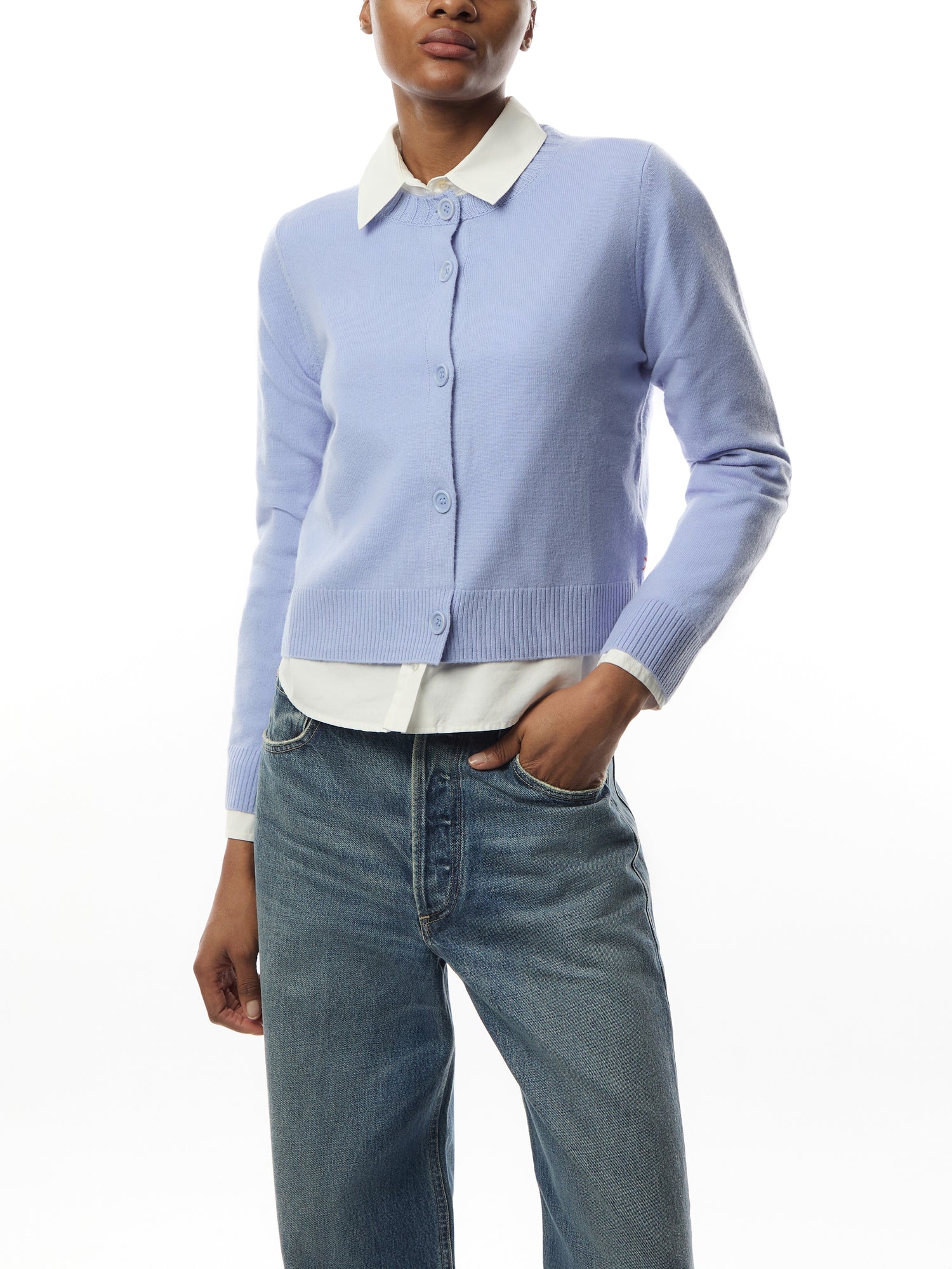 Crew Neck Cardigan