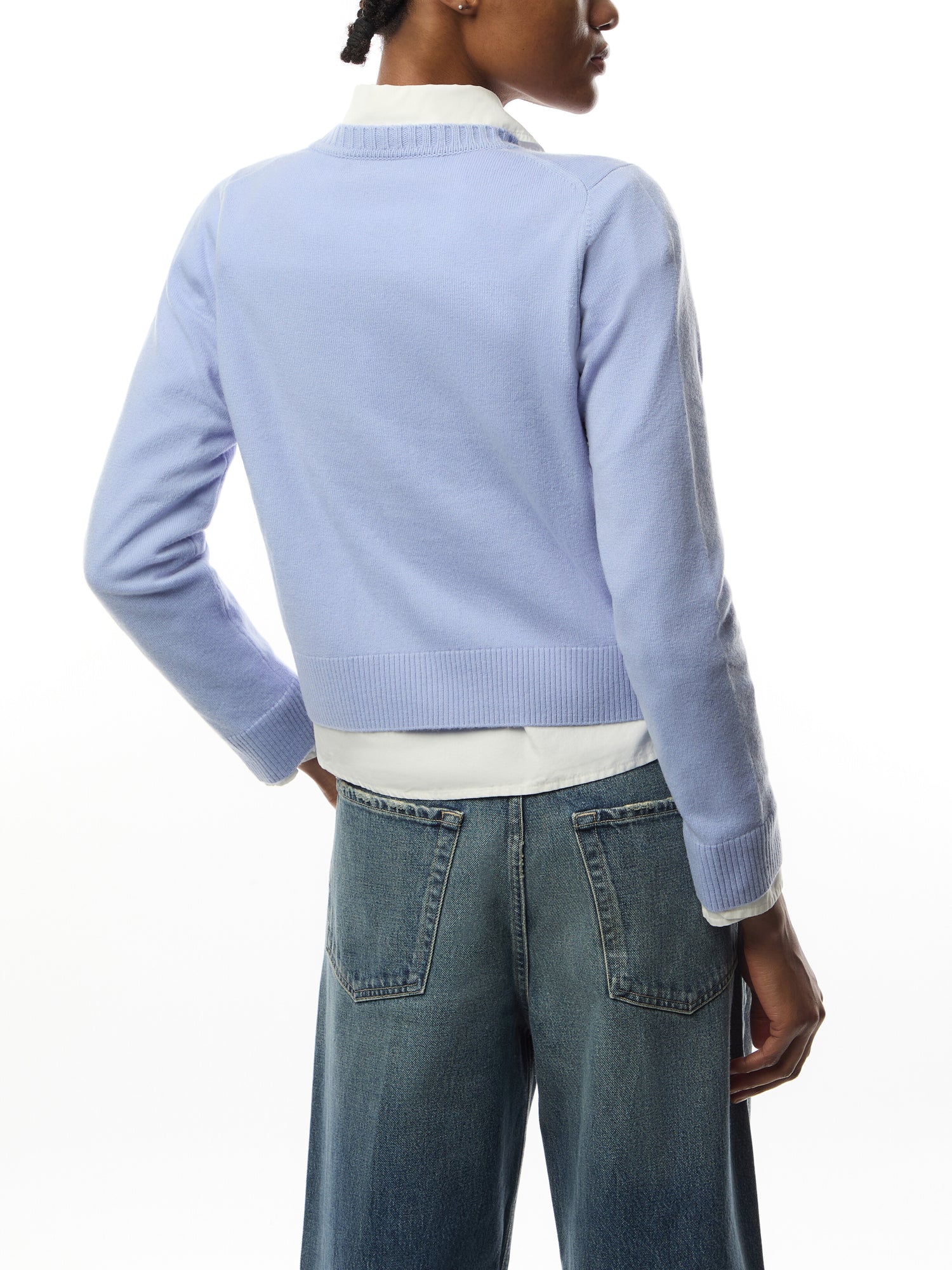 Crew Neck Cardigan
