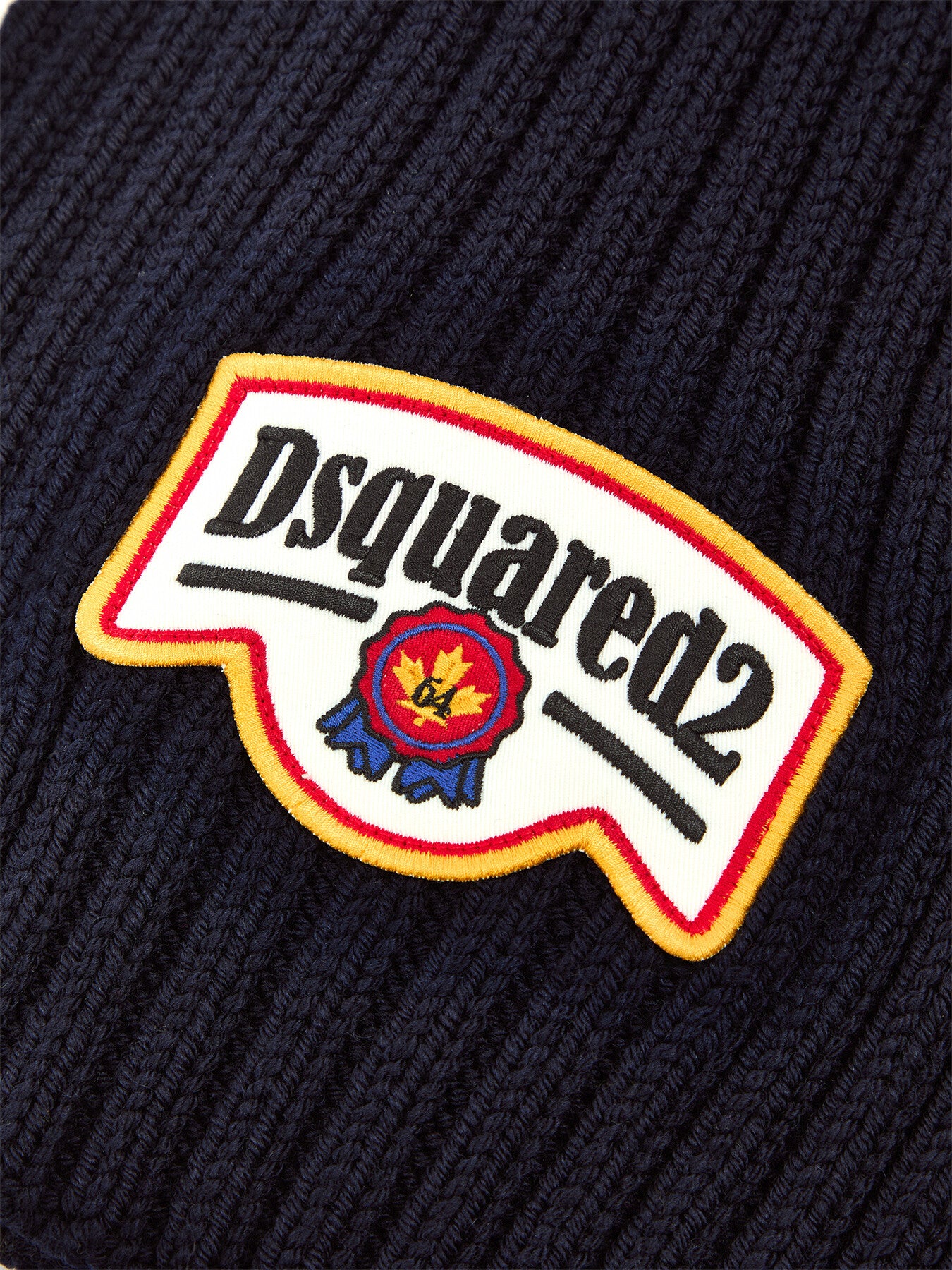 Spellout Logo Knitted Scarf