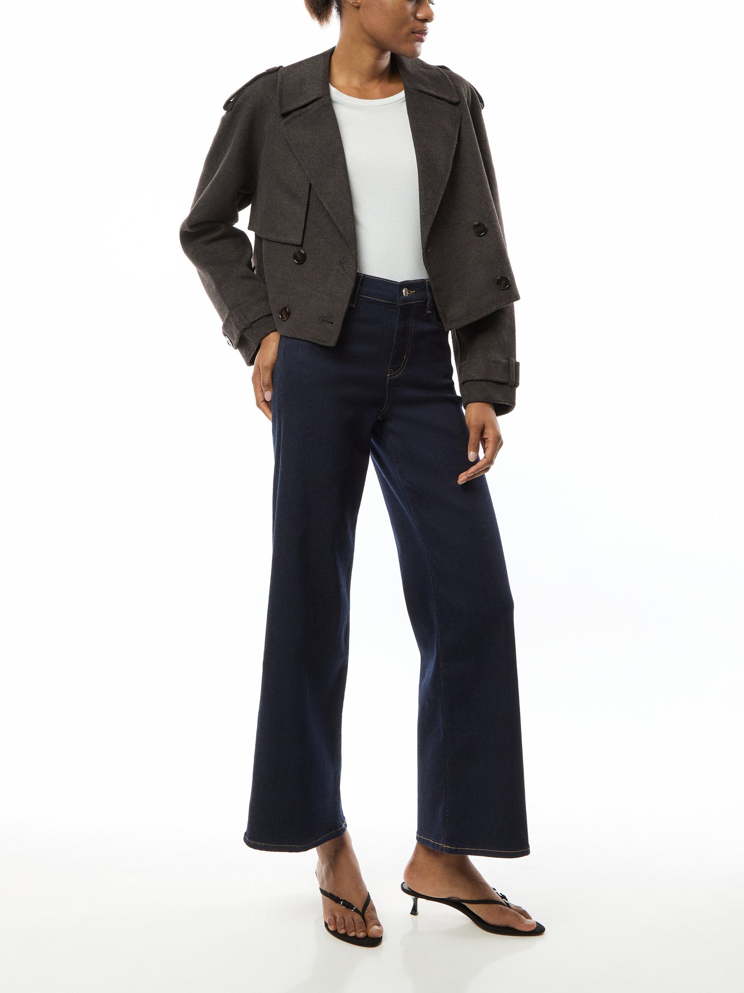 Le Slim Palazzo Jeans