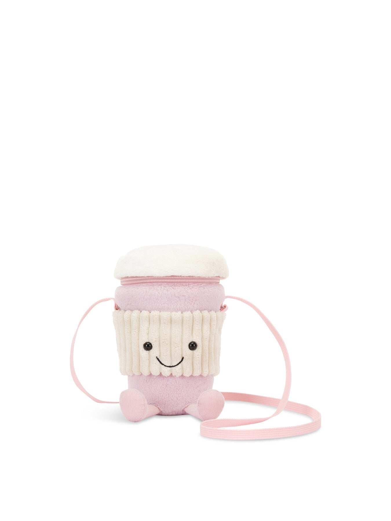 Amuseables Coffee-To-Go Pink Bag