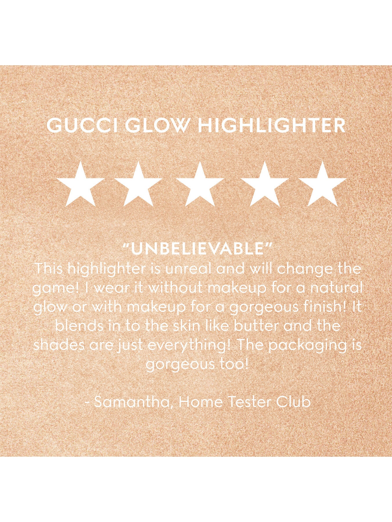 Gucci Glow Highlighter - 03 - Warm Gold 10g