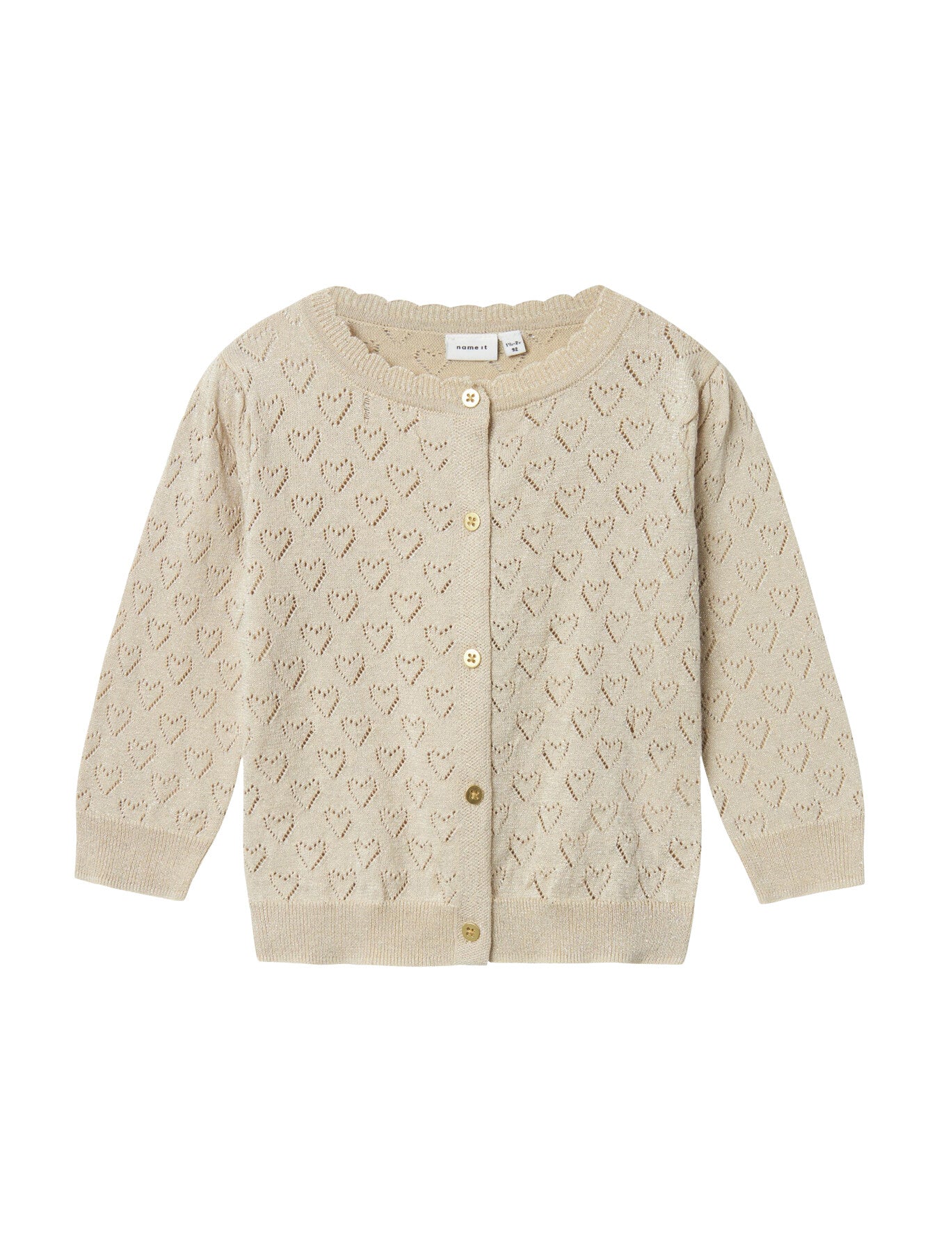 Glitter Long Sleeve Knit Cardigan