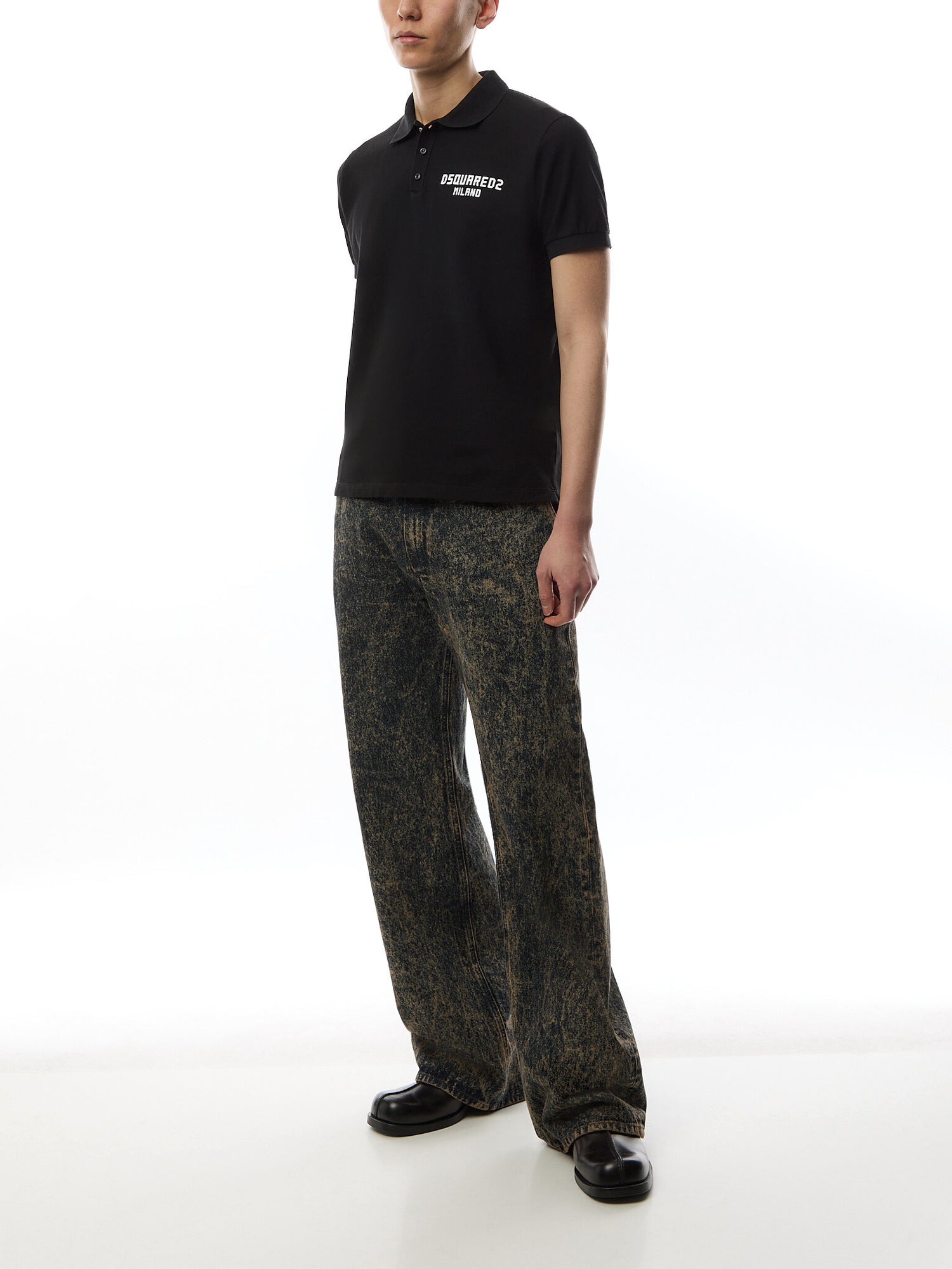 Dyed Tennis Fit Dsquared2 Milano Polo