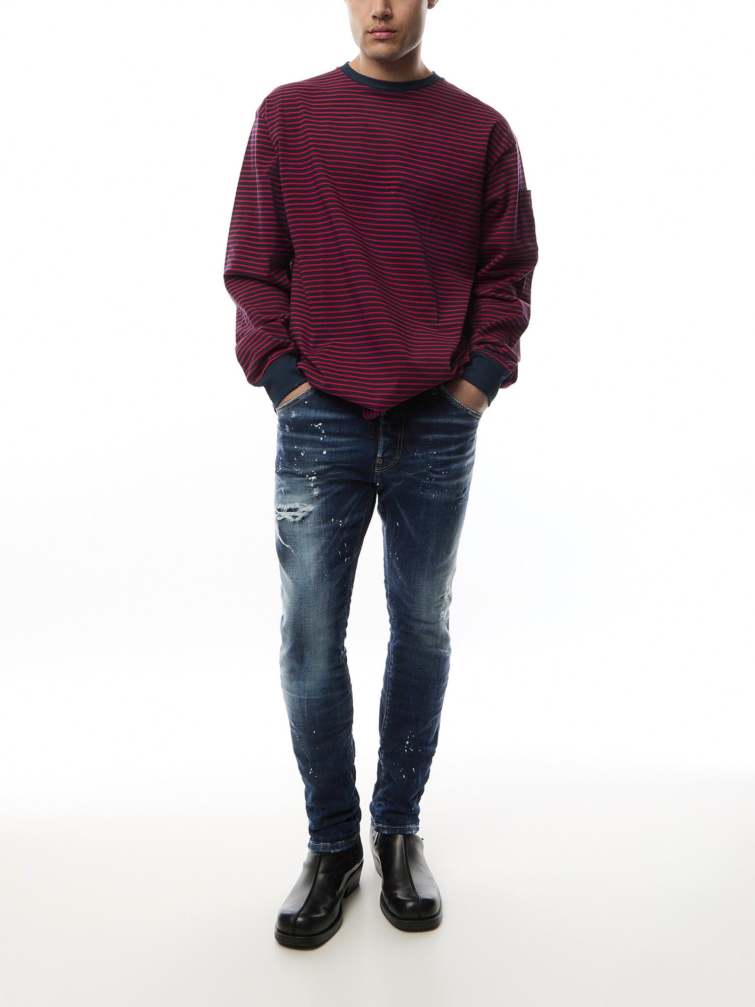 Cool Guy 12Oz Strech Blue Wash Jean