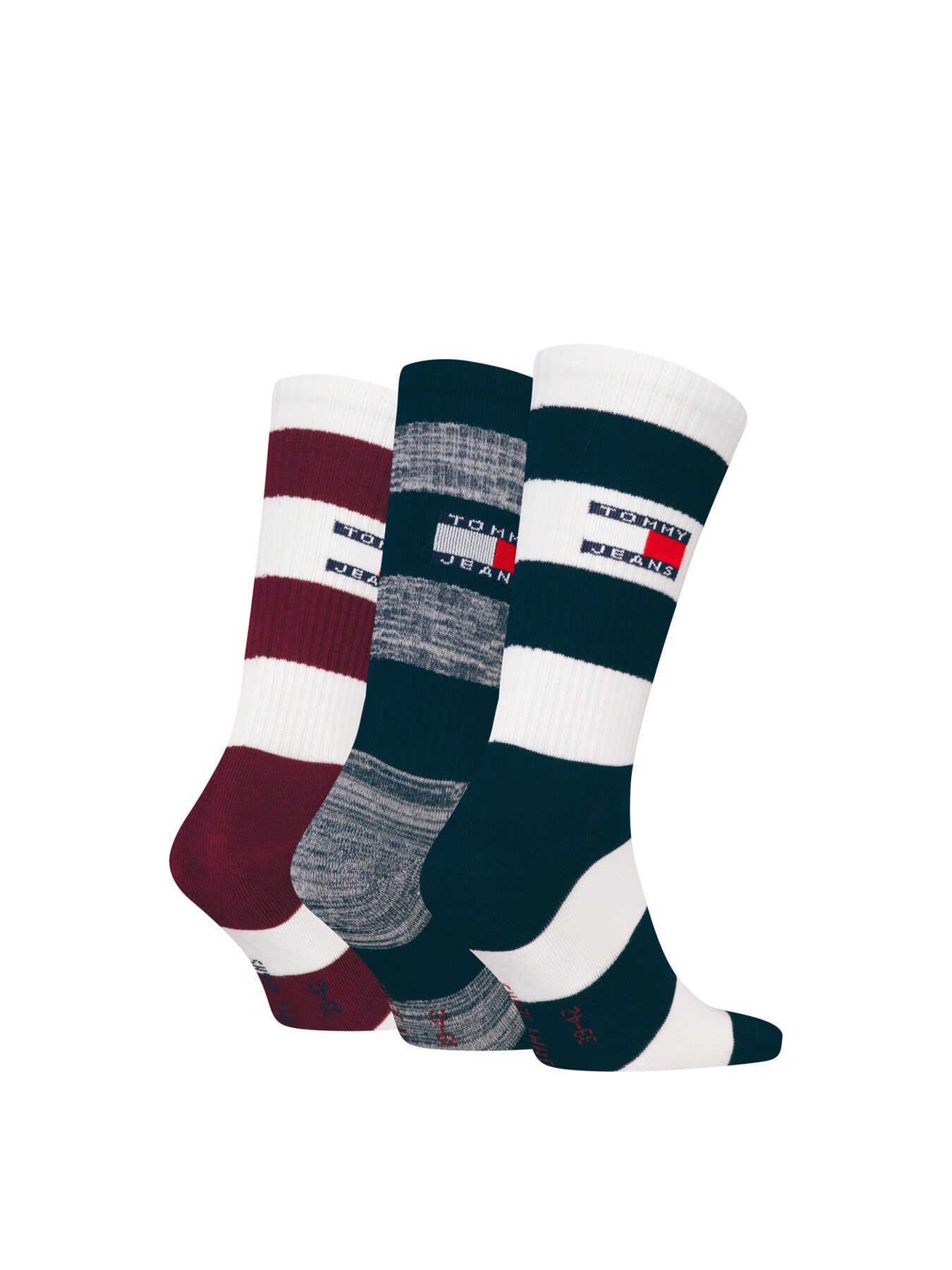 Three Pack Rugby Stripe Socks